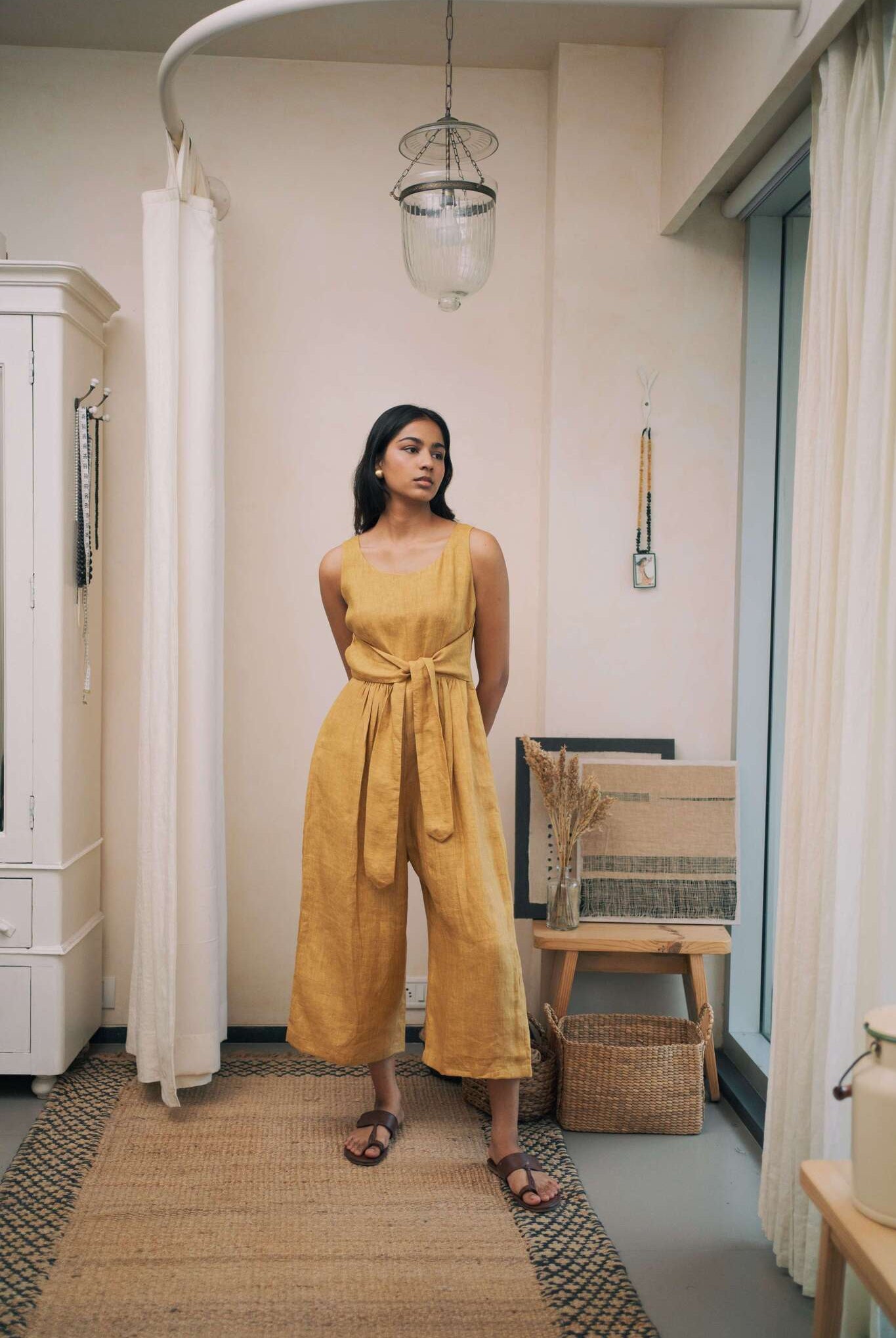 Beyond Basic - Mustard - CiceroniJumpsuitPaeony