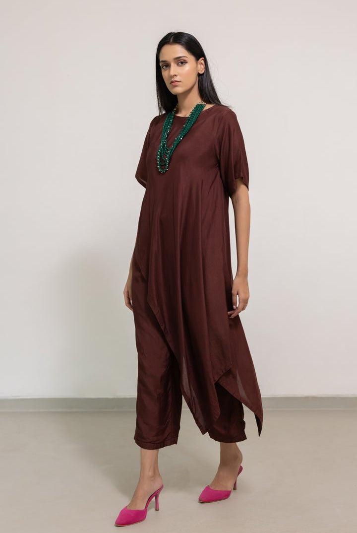 Bhaavini Asymetric Co - ord Set - CiceroniKurta Set, Festive WearSilai Studio