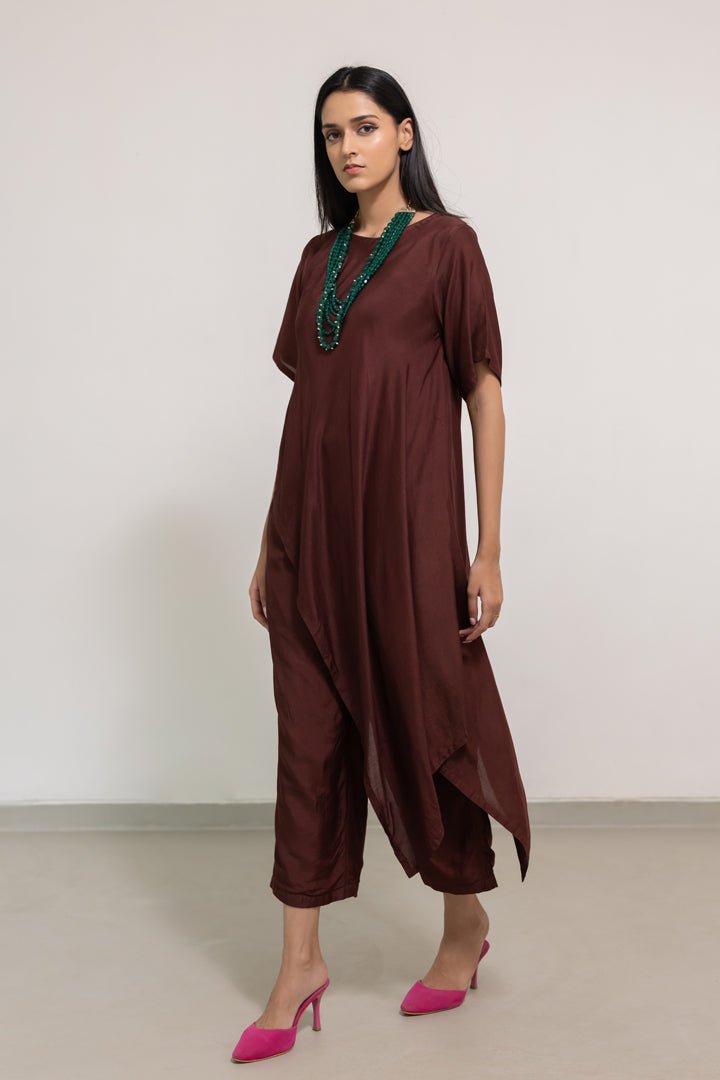 Bhaavini Asymetric Co - ord Set - CiceroniKurta Set, Festive WearSilai Studio