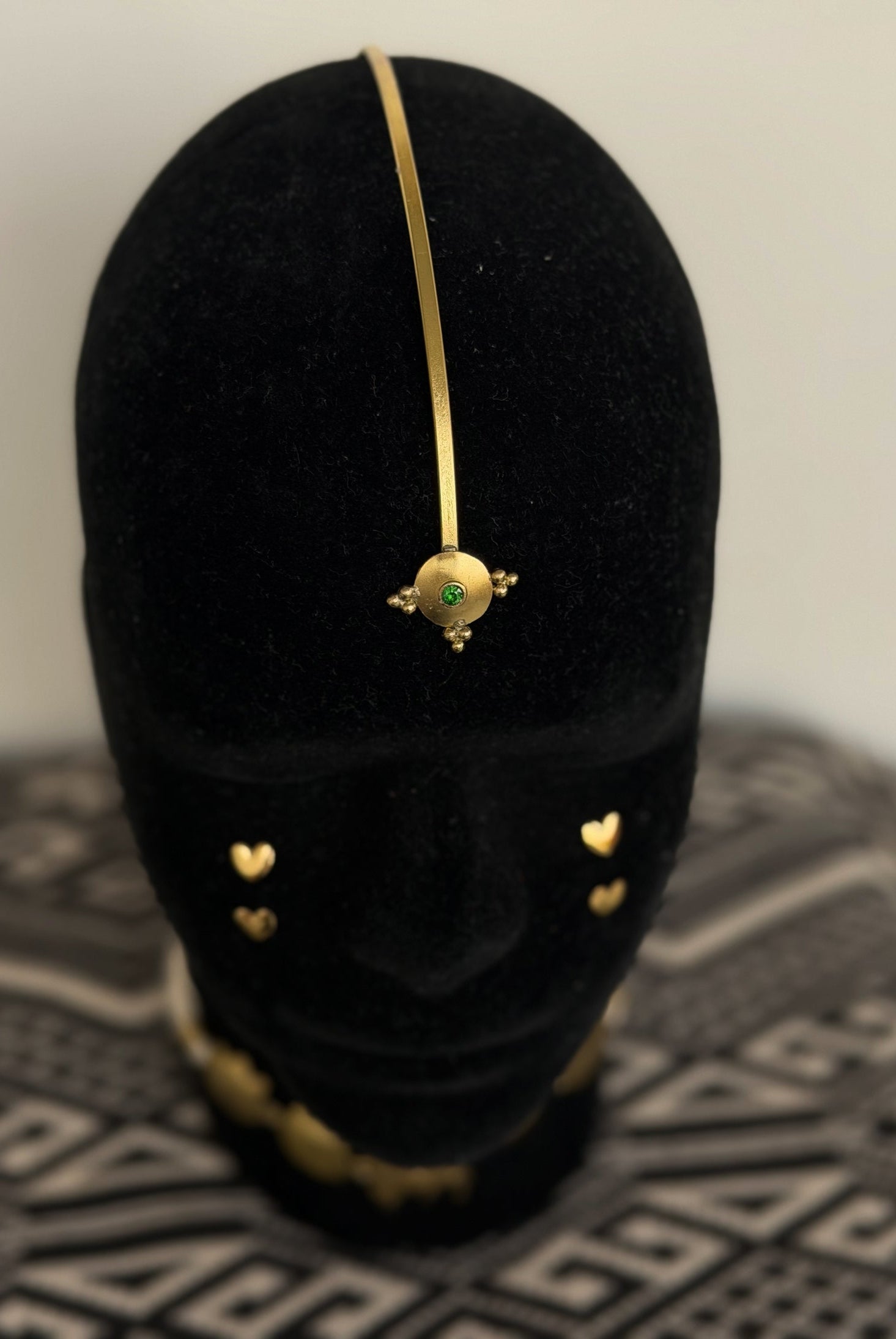 Bindi (Green stone) - Head gear - CiceroniHair AccessoriesBy Nirjari