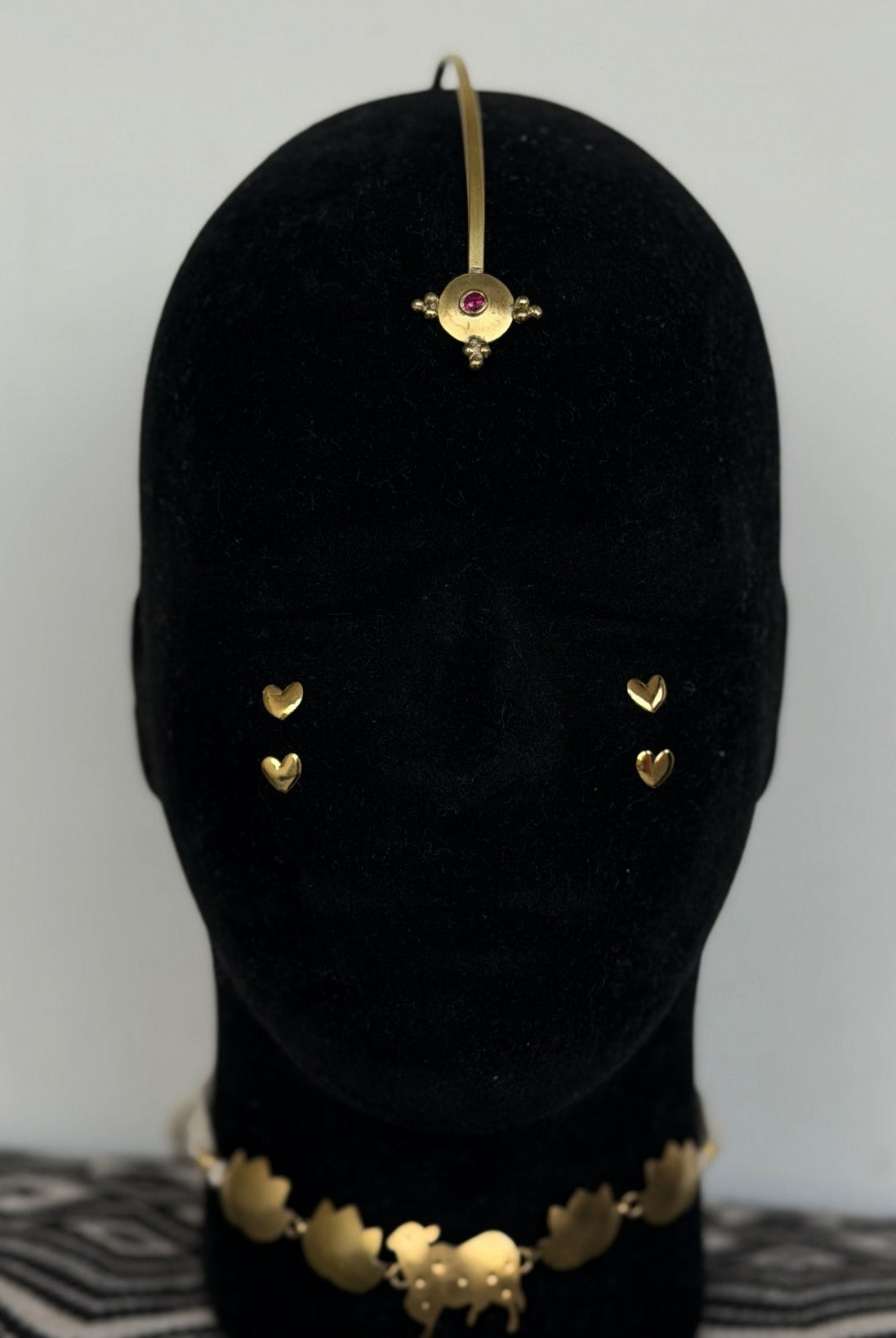 Bindi (Pink stone) - Head gear - CiceroniHair AccessoriesBy Nirjari