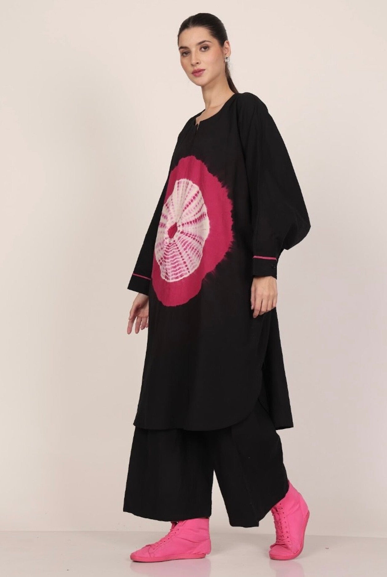 Bindu Co - ord Set - Black - CiceroniKurta Set, Everyday WearSheetal Joshi Verma