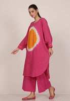 Bindu Co - ord Set - Pink - CiceroniKurta Set, Everyday WearSheetal Joshi Verma