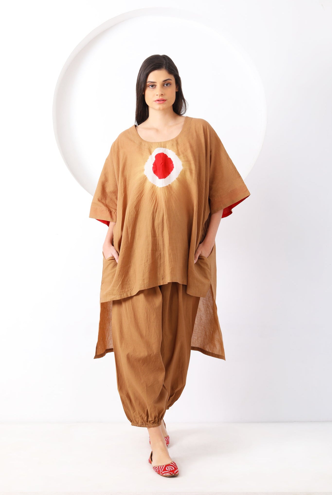 Bindu Set LS - Beige - CiceroniKurta Set, Everyday WearSheetal Joshi Verma