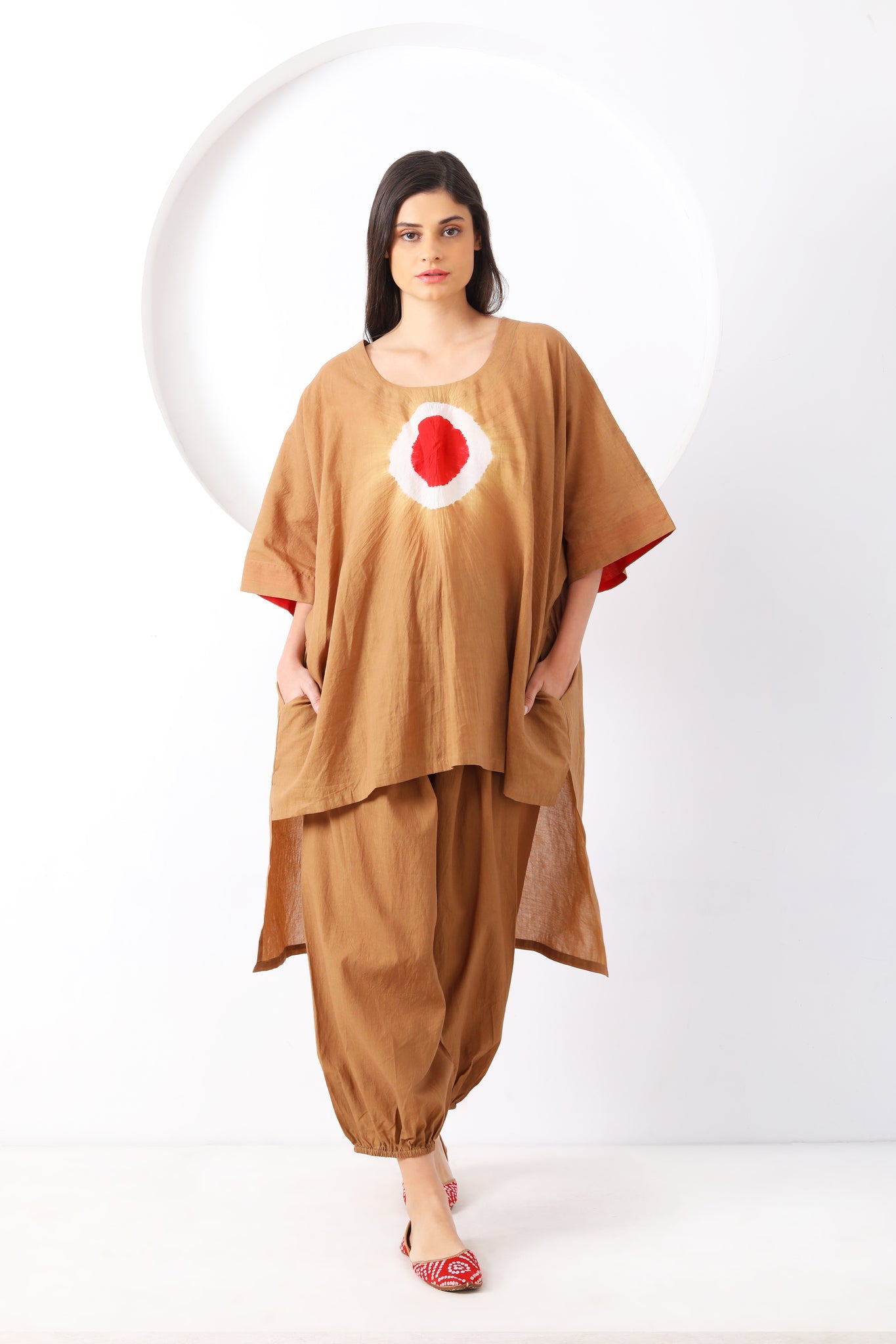 Bindu Set LS - Beige - CiceroniKurta Set, Everyday WearSheetal Joshi Verma
