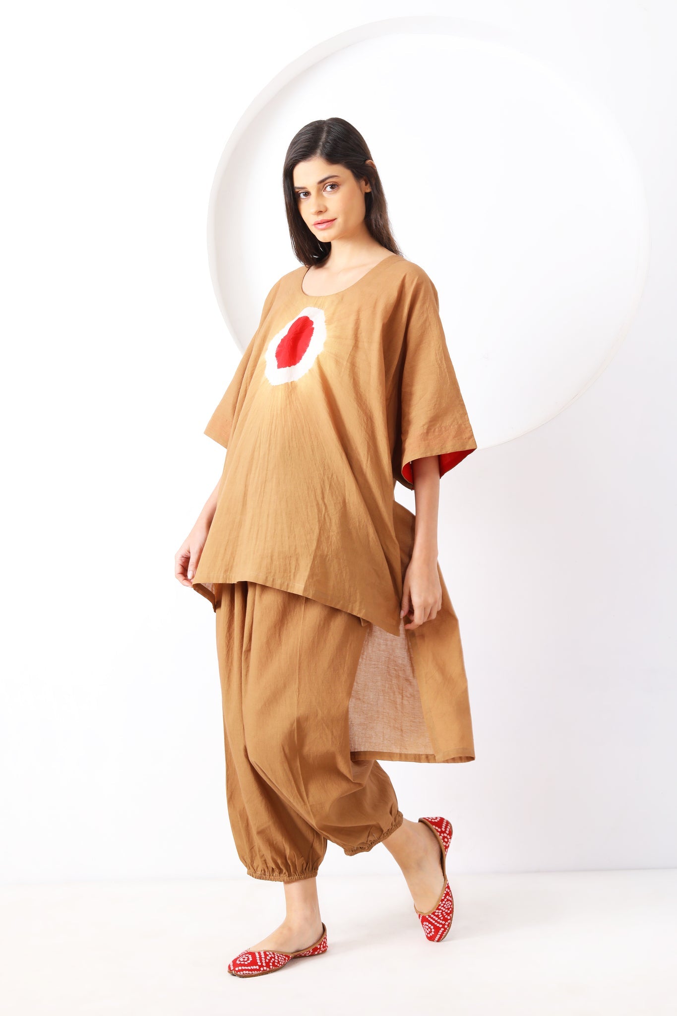 Bindu Set LS - Beige - CiceroniKurta Set, Everyday WearSheetal Joshi Verma
