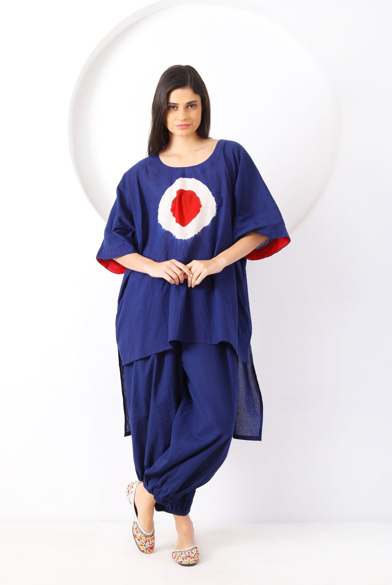 Bindu Set LS - Indigo Blue - CiceroniKurta Set, Everyday WearSheetal Joshi Verma