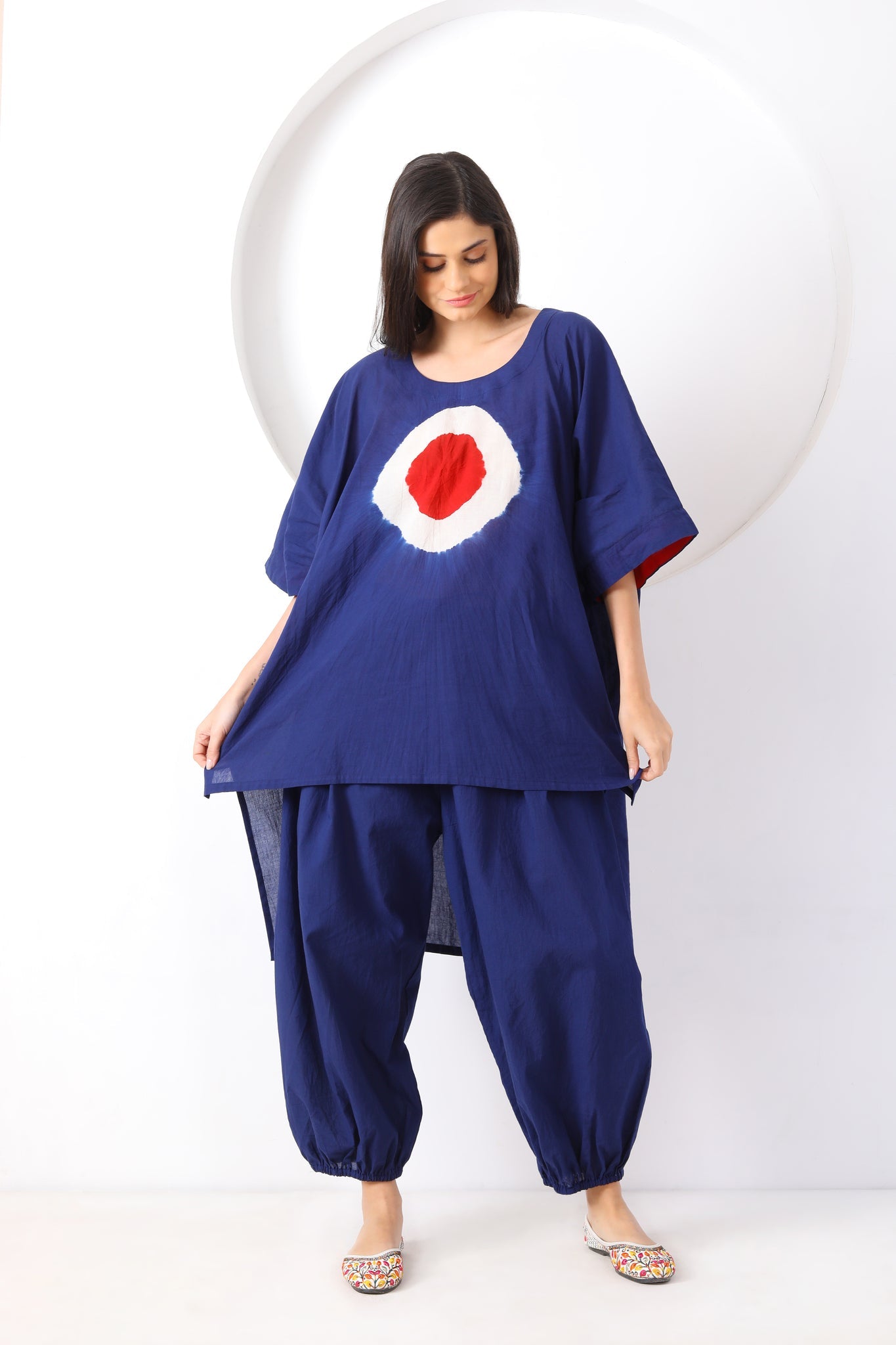 Bindu Set LS - Indigo Blue - CiceroniKurta Set, Everyday WearSheetal Joshi Verma