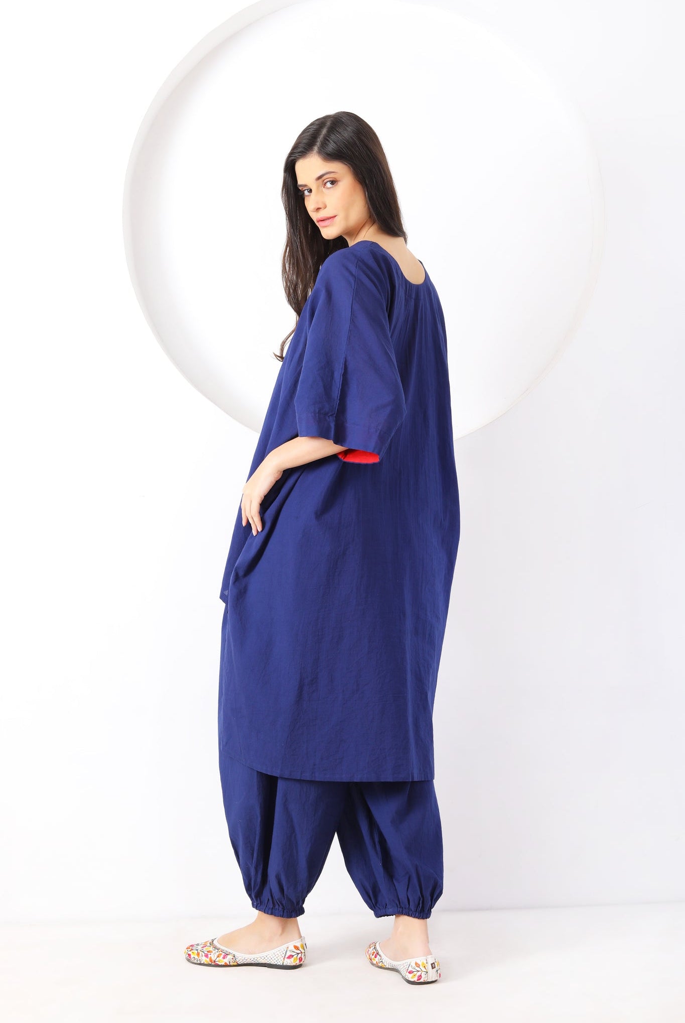 Bindu Set LS - Indigo Blue - CiceroniKurta Set, Everyday WearSheetal Joshi Verma