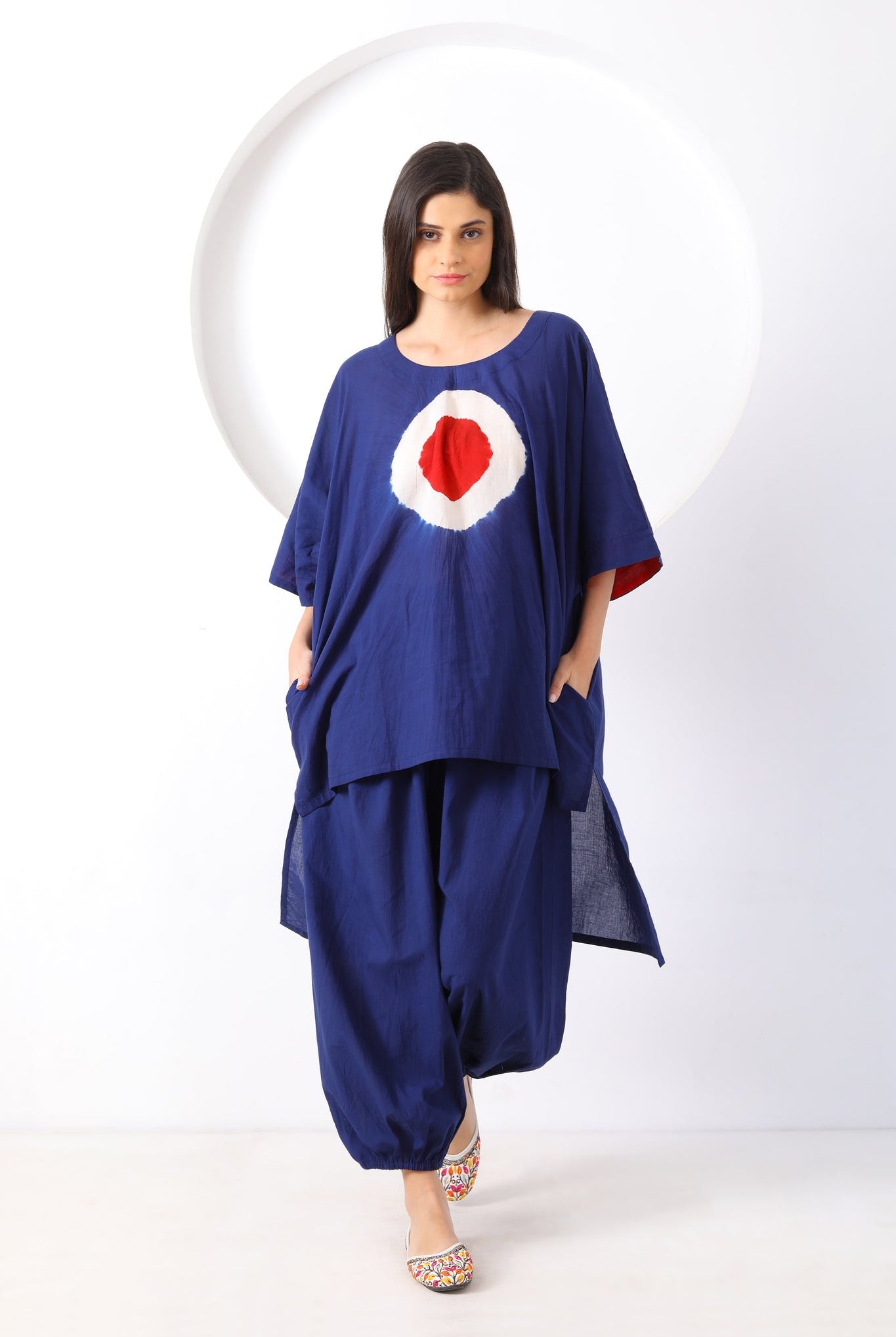 Bindu Set LS - Indigo Blue - CiceroniKurta Set, Everyday WearSheetal Joshi Verma