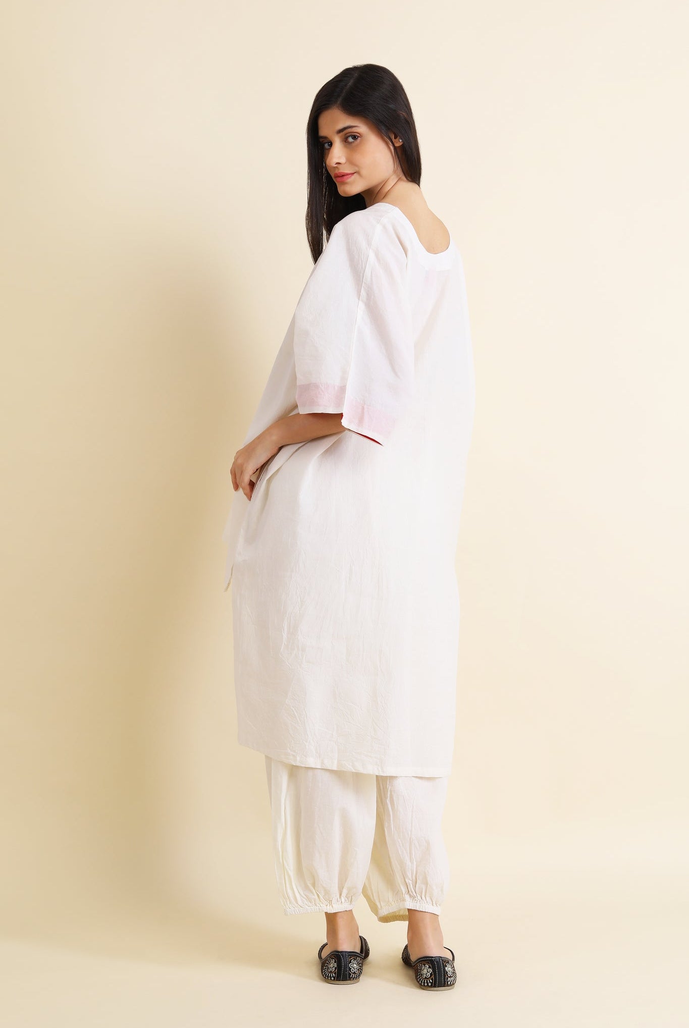 Bindu Set LS - Off White - CiceroniKurta Set, Everyday WearSheetal Joshi Verma
