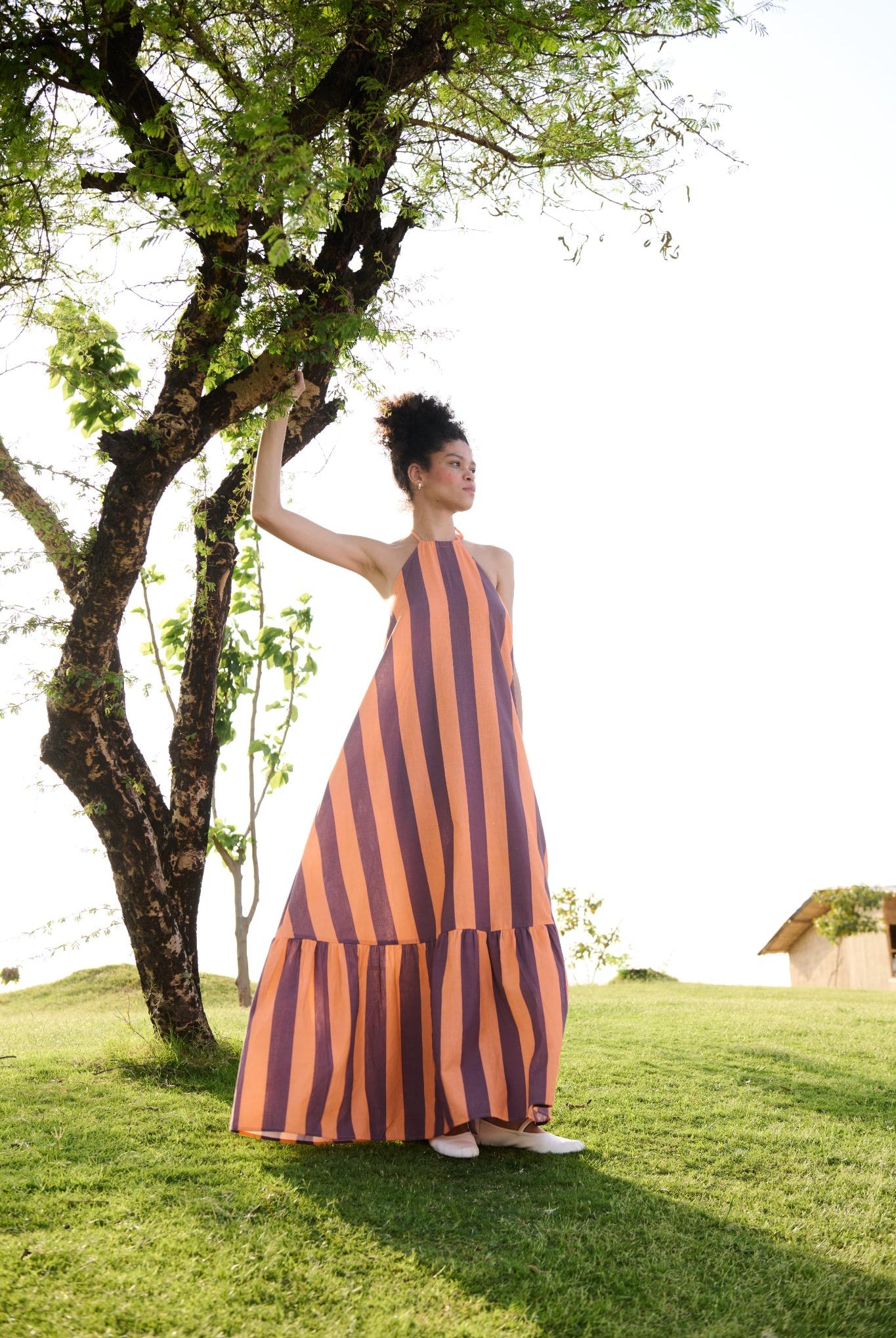 Birds of Paradise Dress - Orange - CiceroniDressesRAAS Life