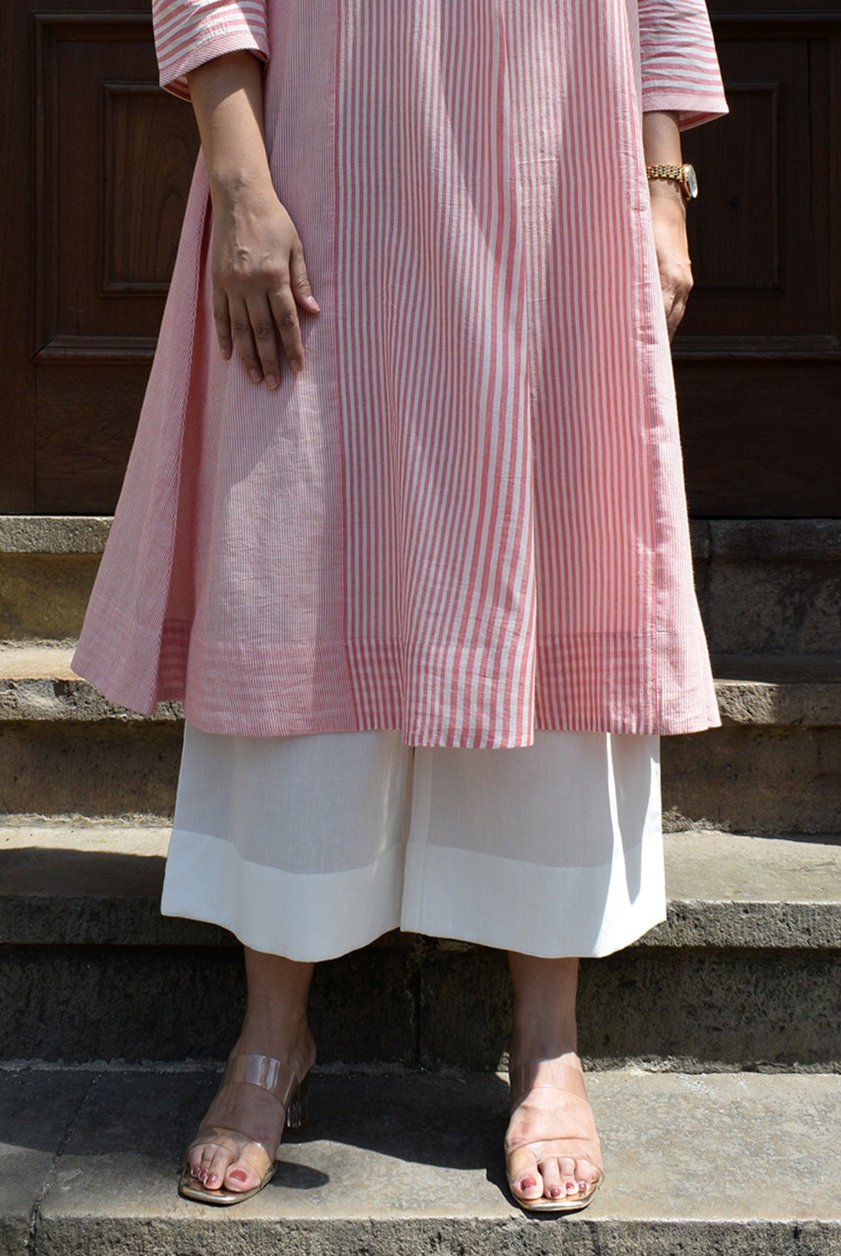 Black and Off White Basic Pyjama - Set of 2 - CiceroniPantsHouse of Moxa