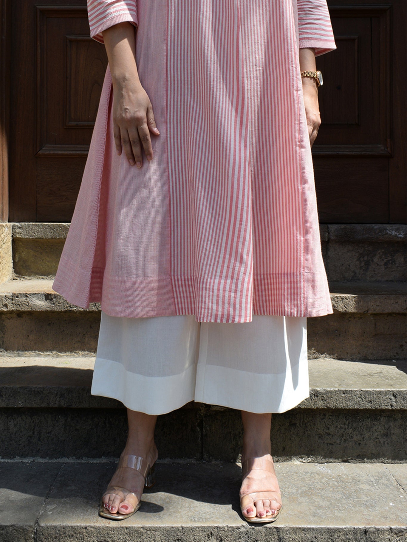 Black and Off White Basic Pyjama - Set of 2 - CiceroniPantsHouse of Moxa