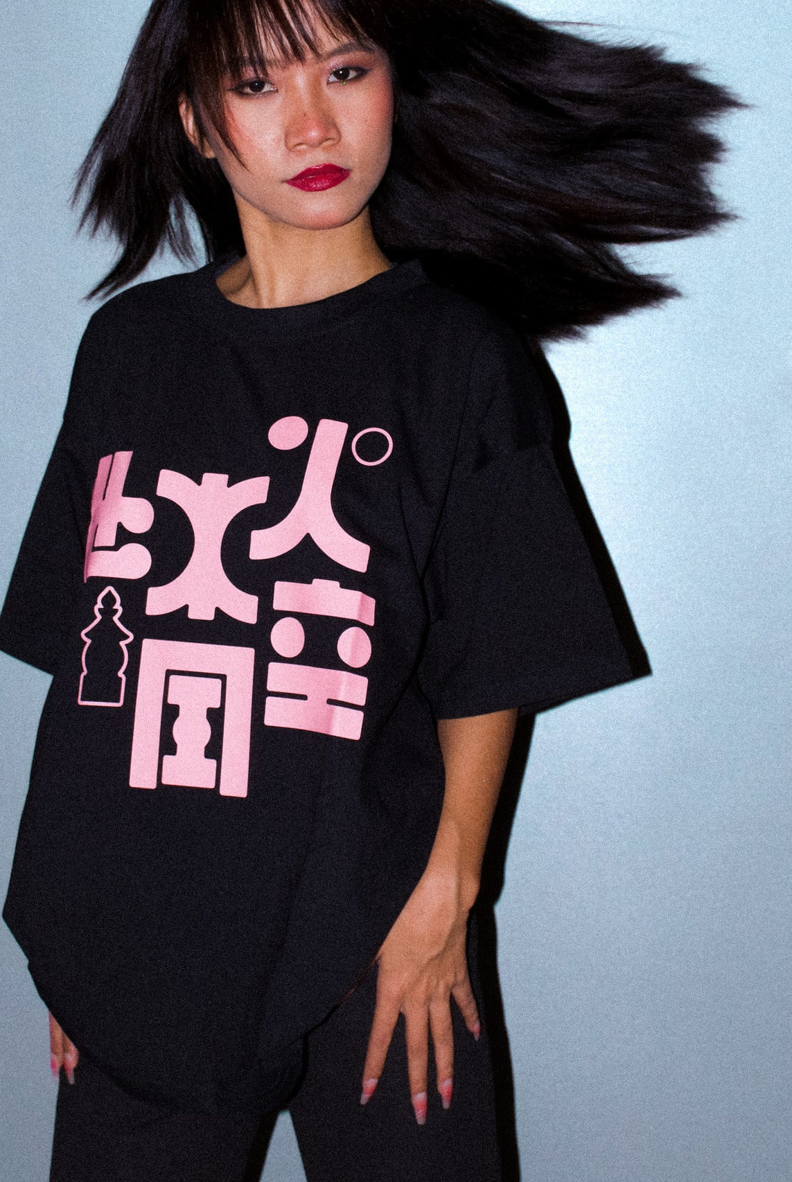 Black and Pink Ryū T-Shirt - CiceroniT-Shirttsaku