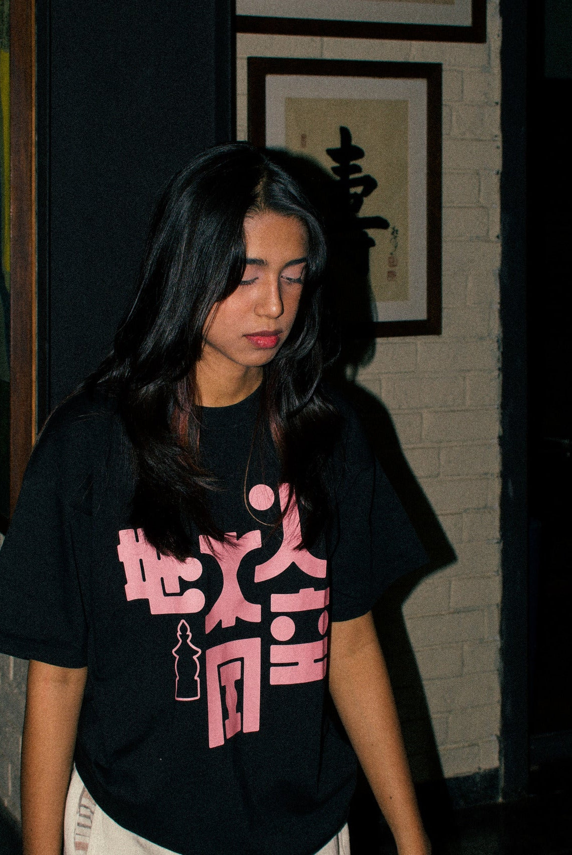 Black and Pink Ryū T-Shirt - CiceroniT-Shirttsaku