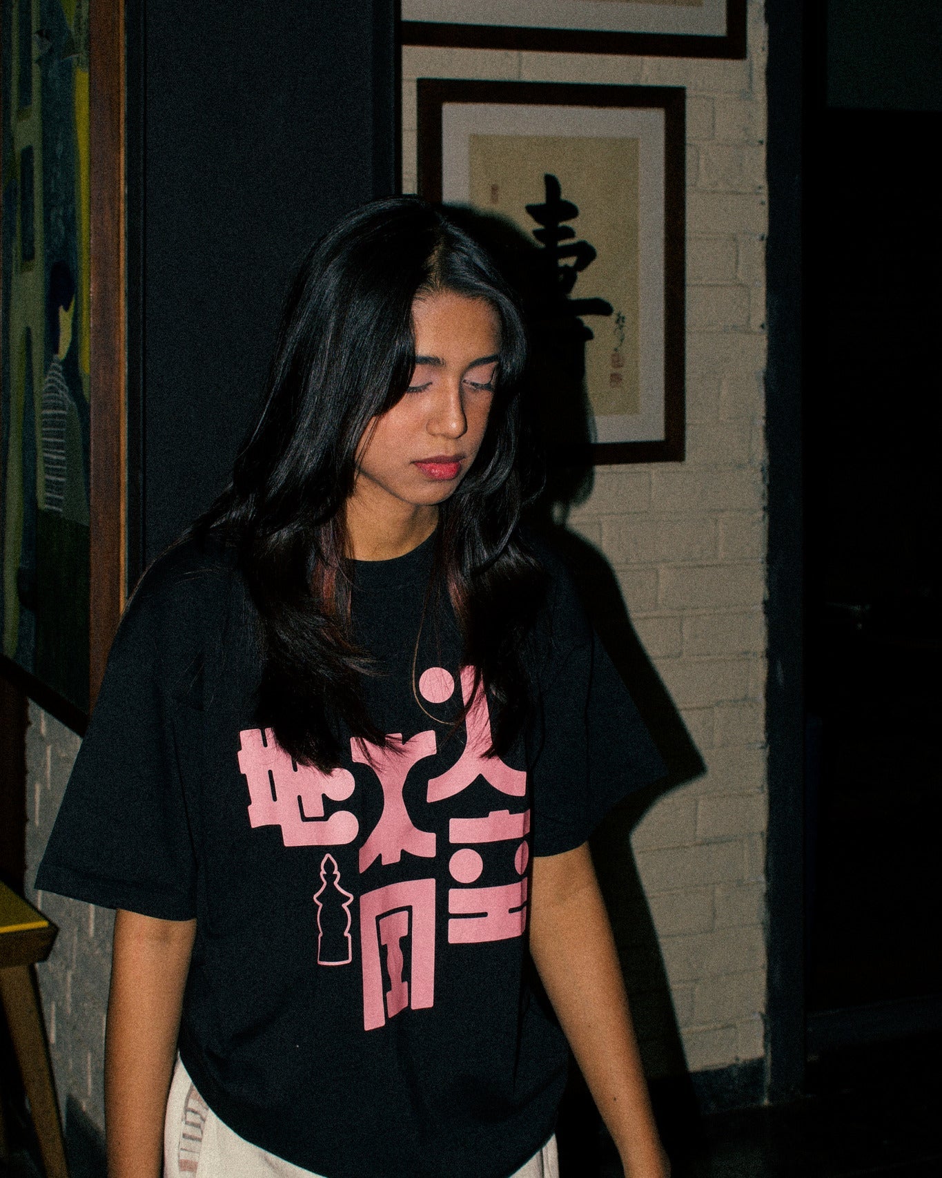 Black and Pink Ryū T-Shirt - CiceroniT-Shirttsaku