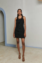 Black Bloom Dress - CiceroniDressesShimona