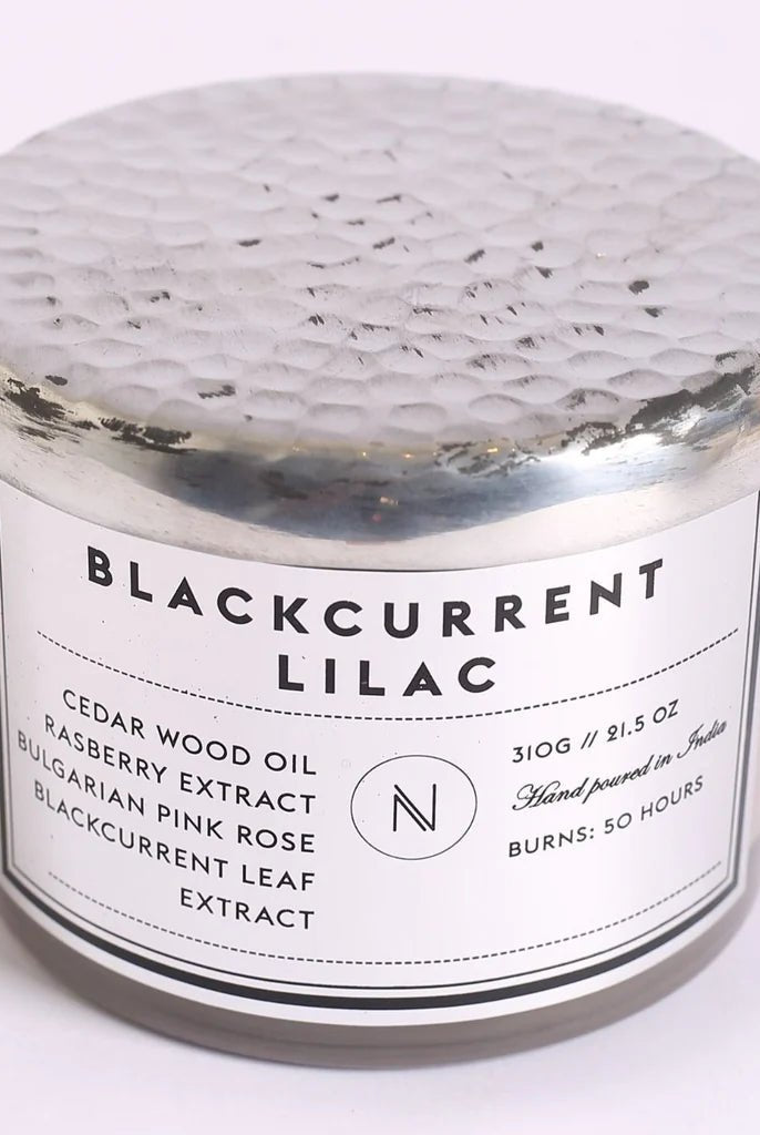 Black current Infused In Lilac Candle - CiceroniCandleNASO
