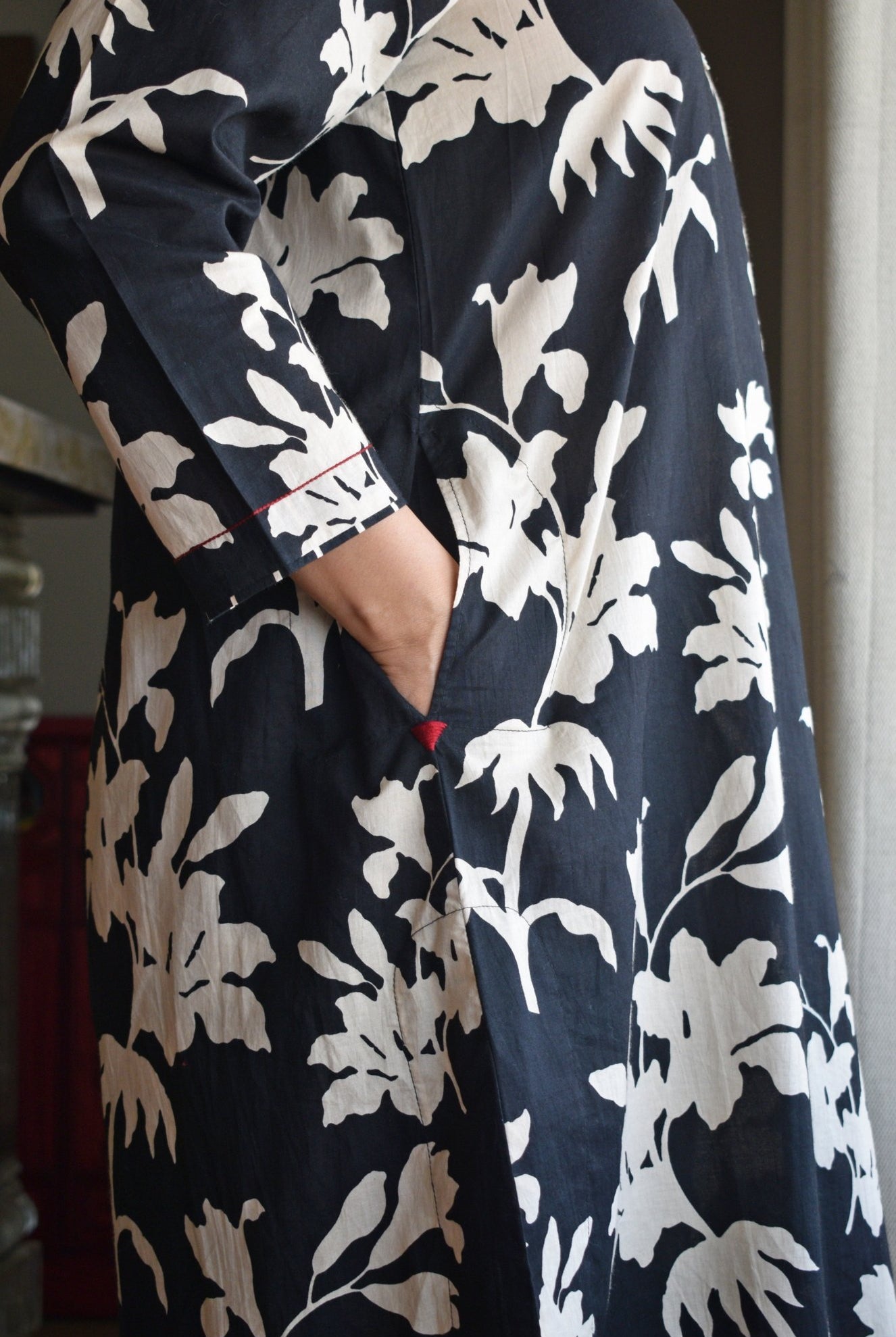 Black Floral Co - Ord Set - CiceroniKurta Set, Everyday WearHouse of Moxa