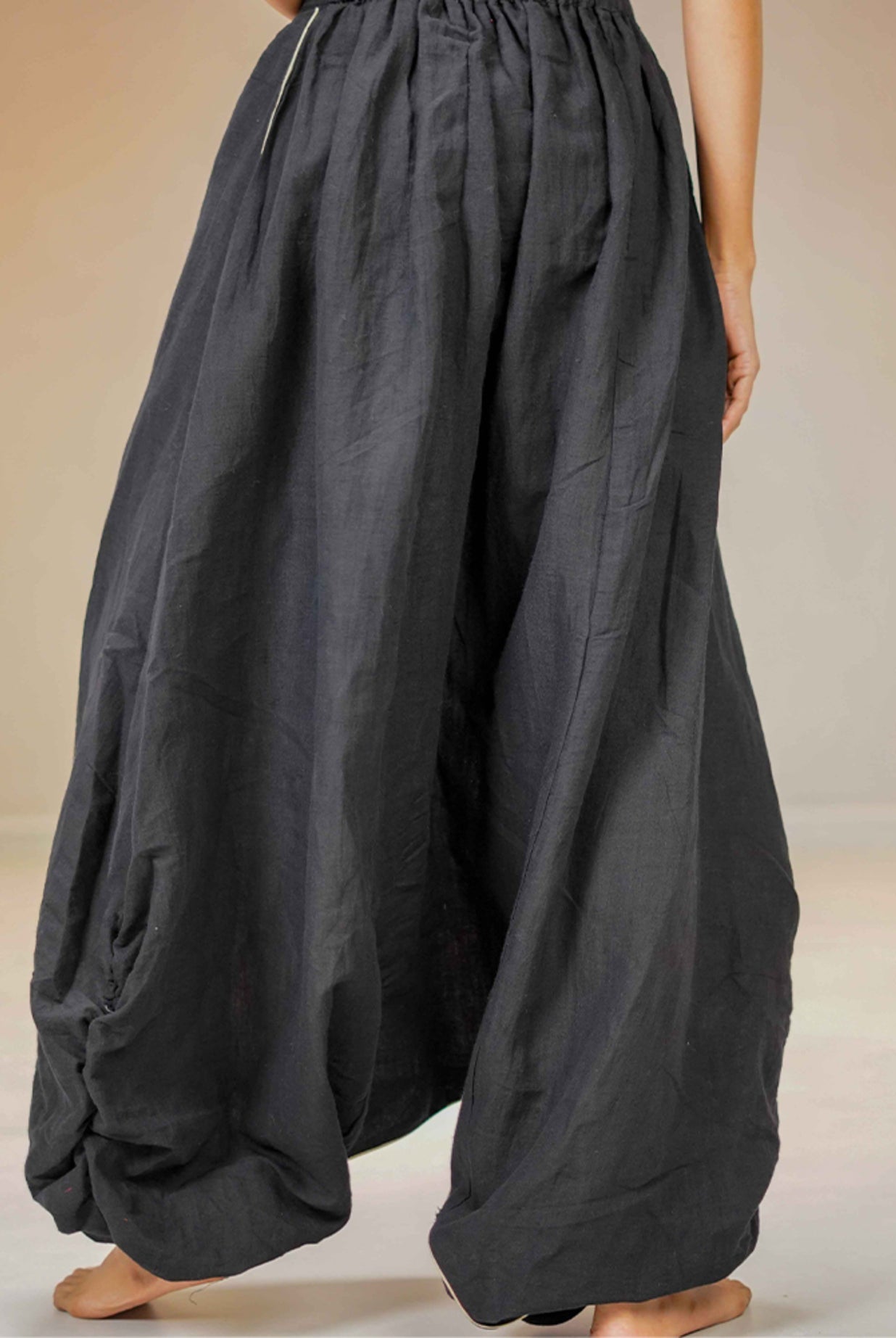 Black Harem Pants - CiceroniPantsPrathaa