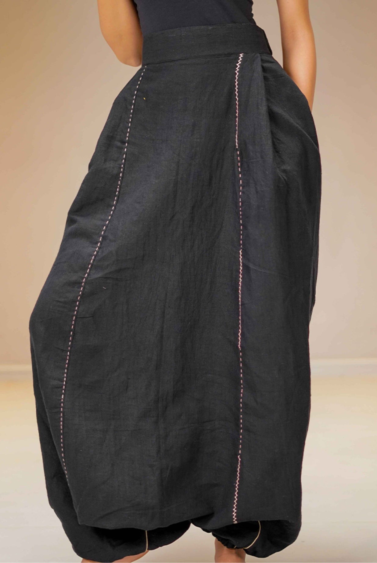 Black Harem Pants - CiceroniPantsPrathaa