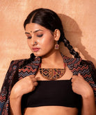 Black Maze Necklace - CiceroniNecklaceWhe by Abira