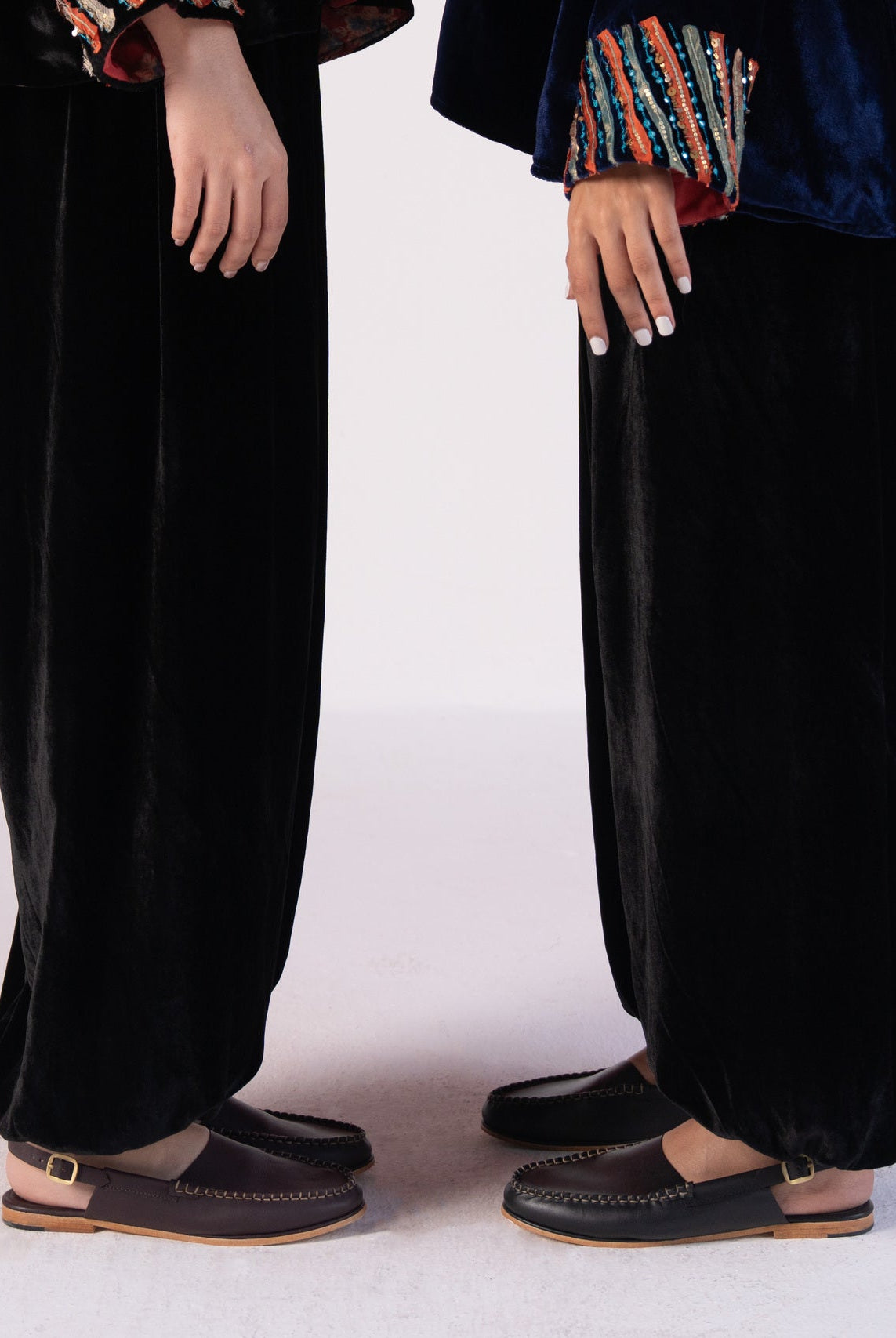 Black Mule Loafers - Women - CiceroniSandalsSlomotion