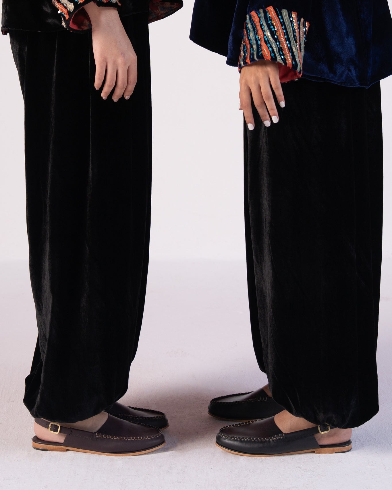 Black Mule Loafers - Women - CiceroniSandalsSlomotion