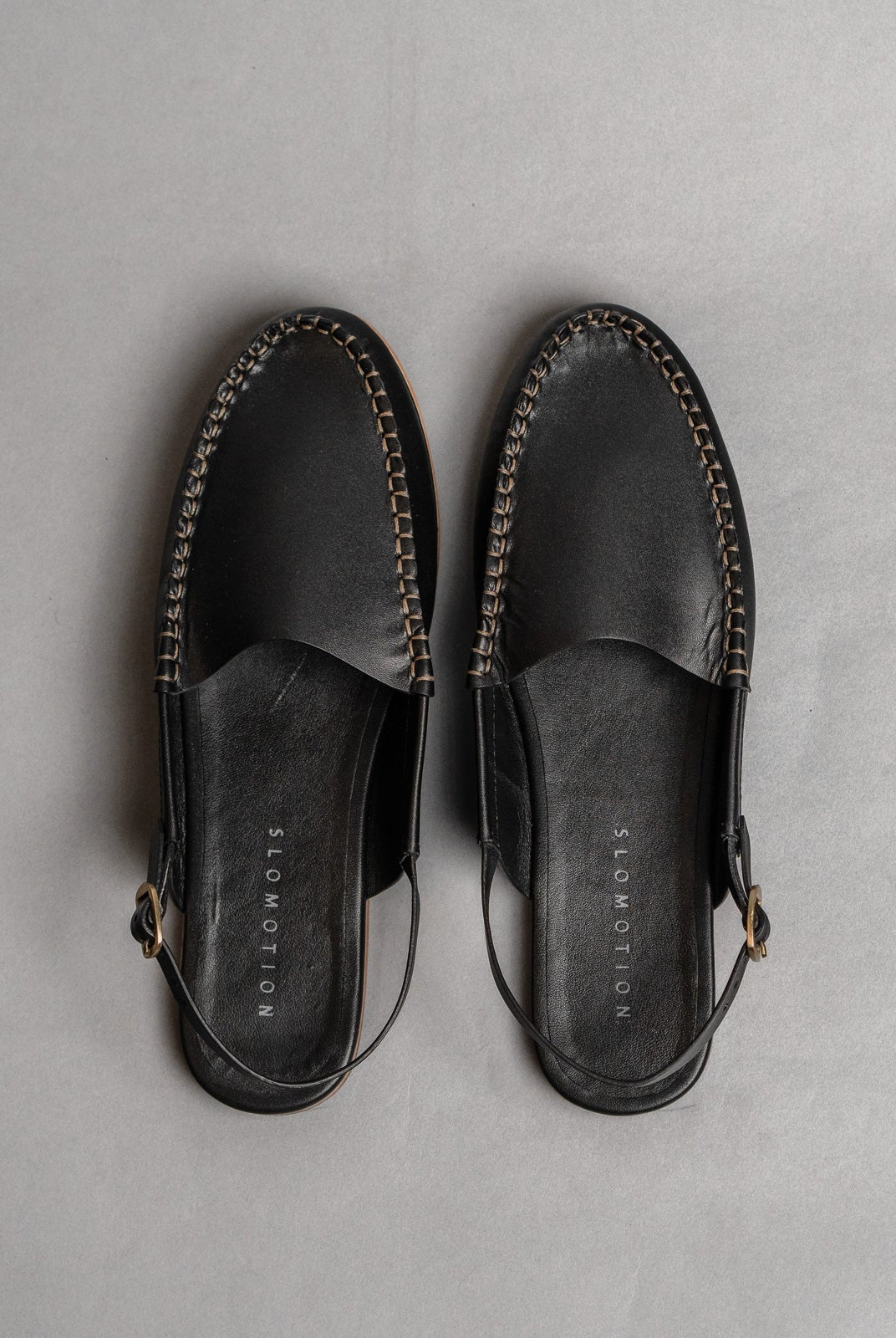 Black Mule Loafers - Women - CiceroniSandalsSlomotion
