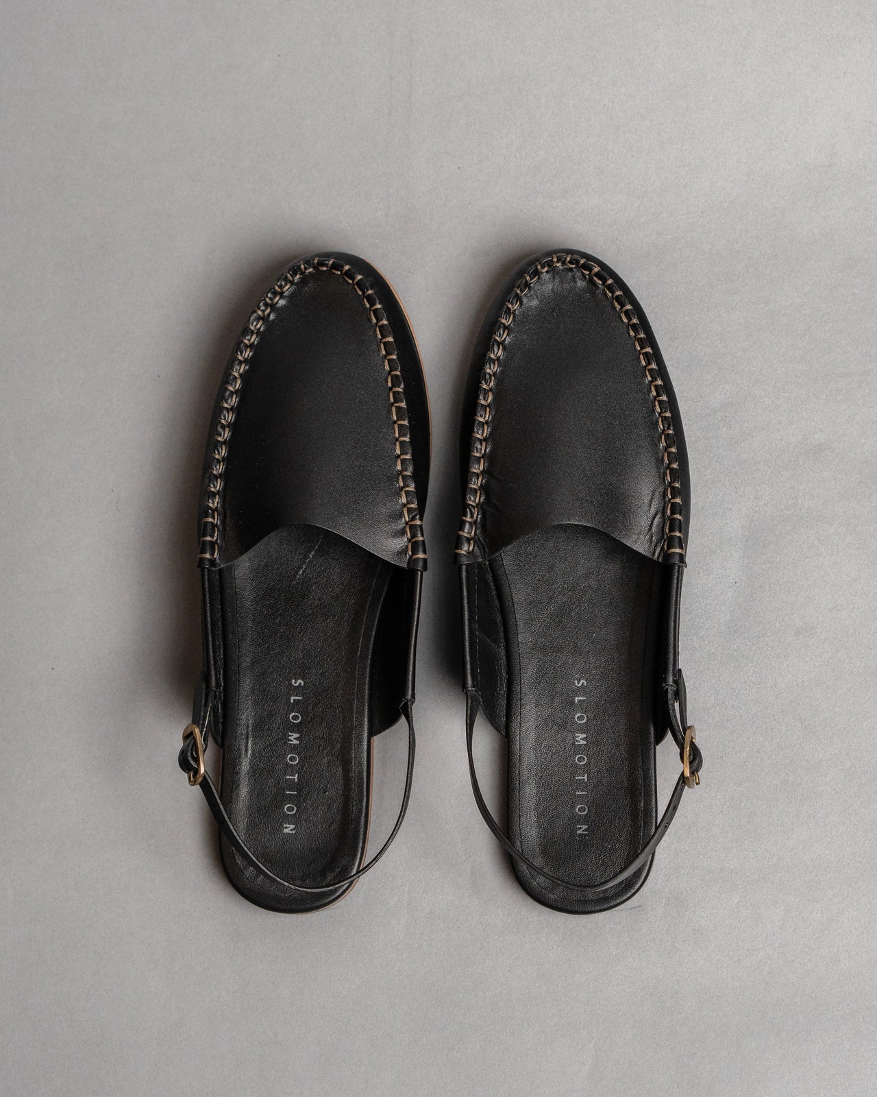 Black Mule Loafers - Women - CiceroniSandalsSlomotion
