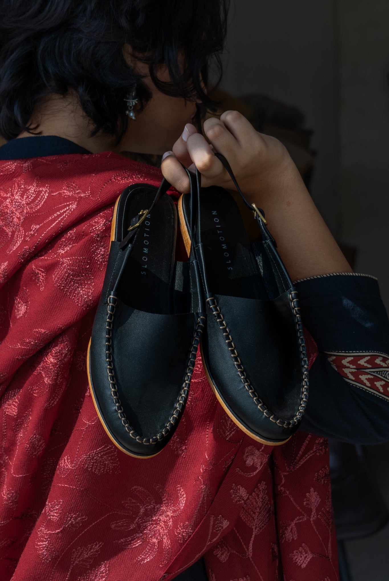 Black Mule Loafers - Women - CiceroniSandalsSlomotion