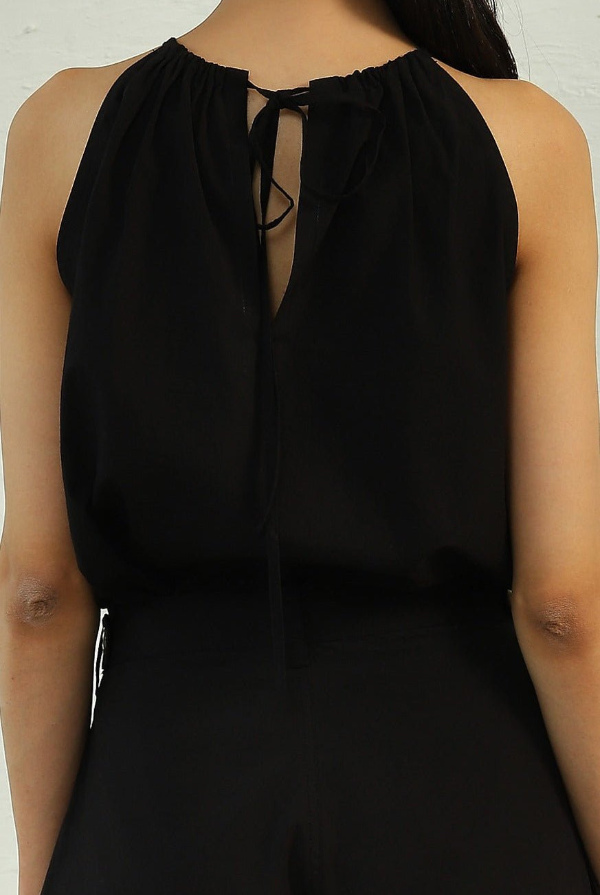 Black Ultra Gathered Co - Ord Set - CiceroniCo - ord SetCanoopi