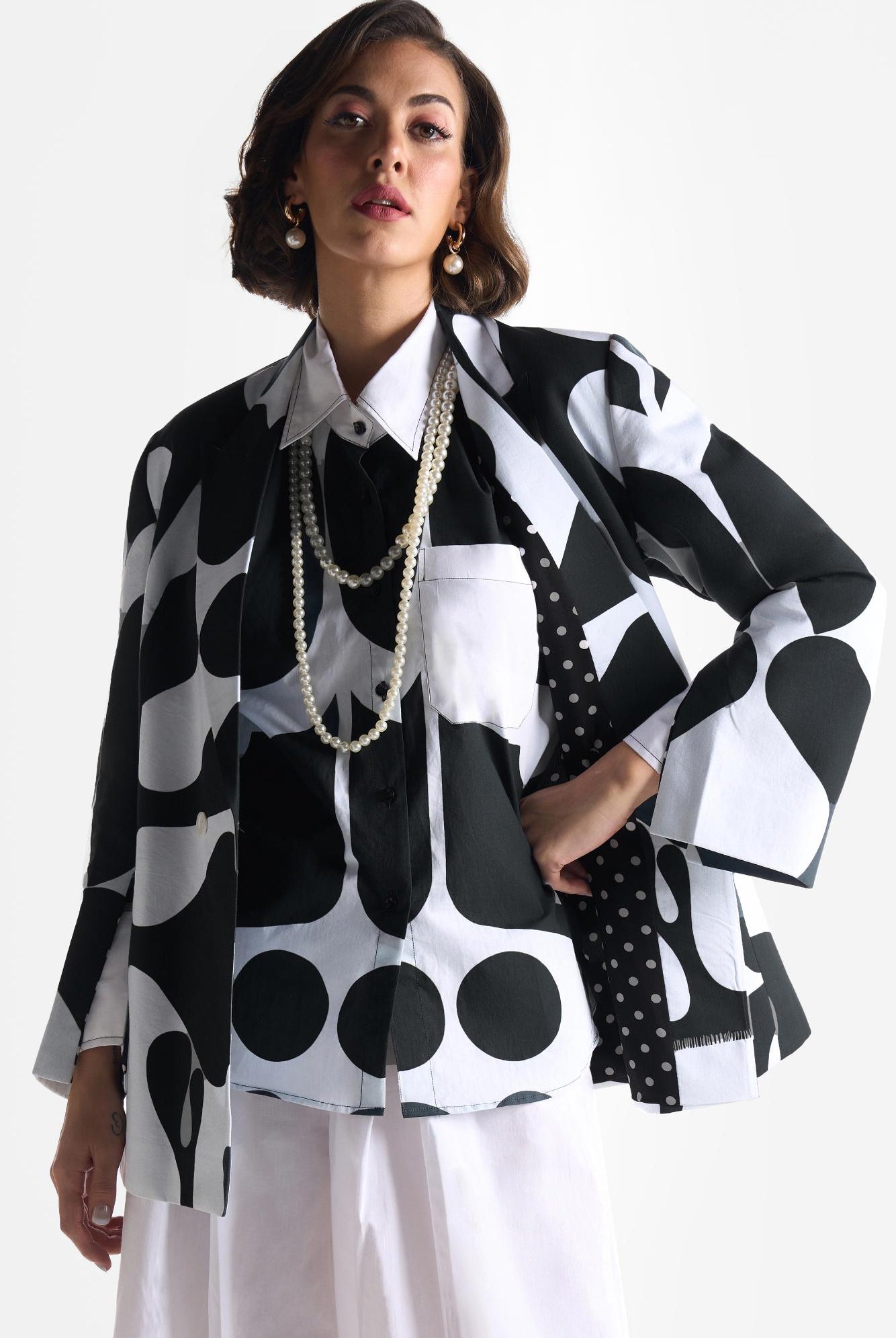 Blanc Dusk Blazer - CiceroniBlazersEkastories