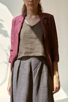 Blazer Solid - Dark - CiceroniBlazersPaeony