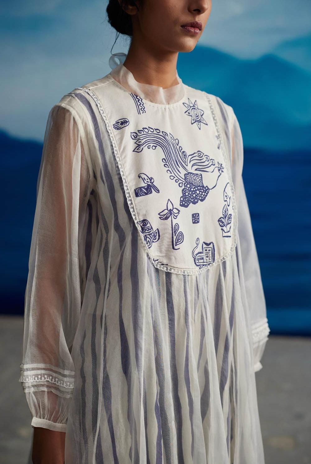 Blazing Yoke Dress - CiceroniDressesAhmev