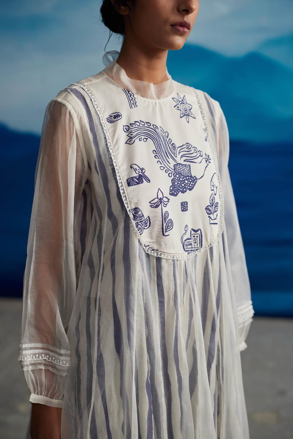 Blazing Yoke Dress - CiceroniDressesAhmev
