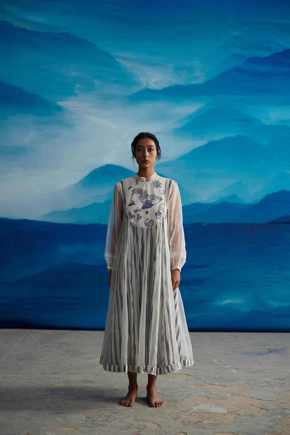 Blazing Yoke Dress - CiceroniDressesAhmev
