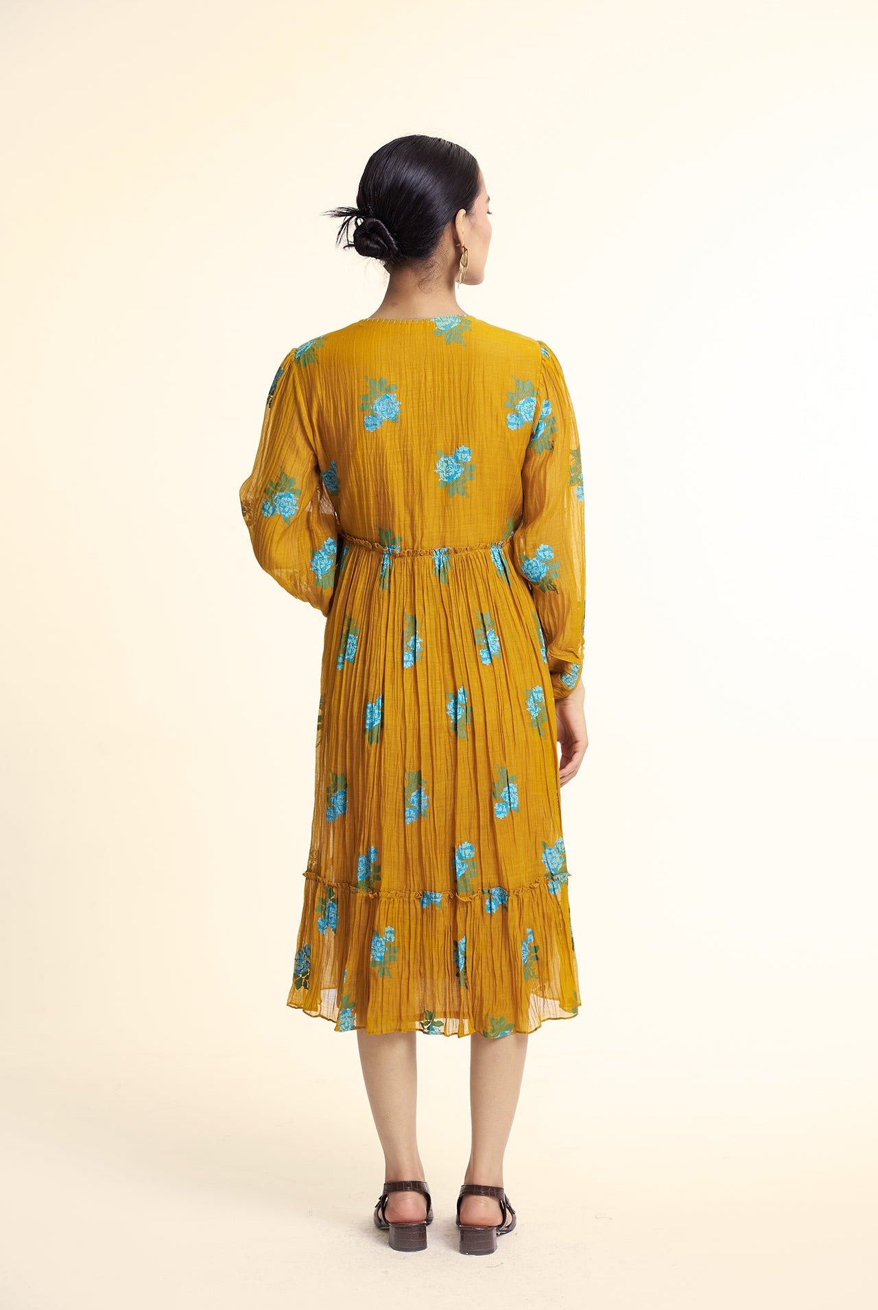Bliss Dress - Mustard - CiceroniDressesGaach