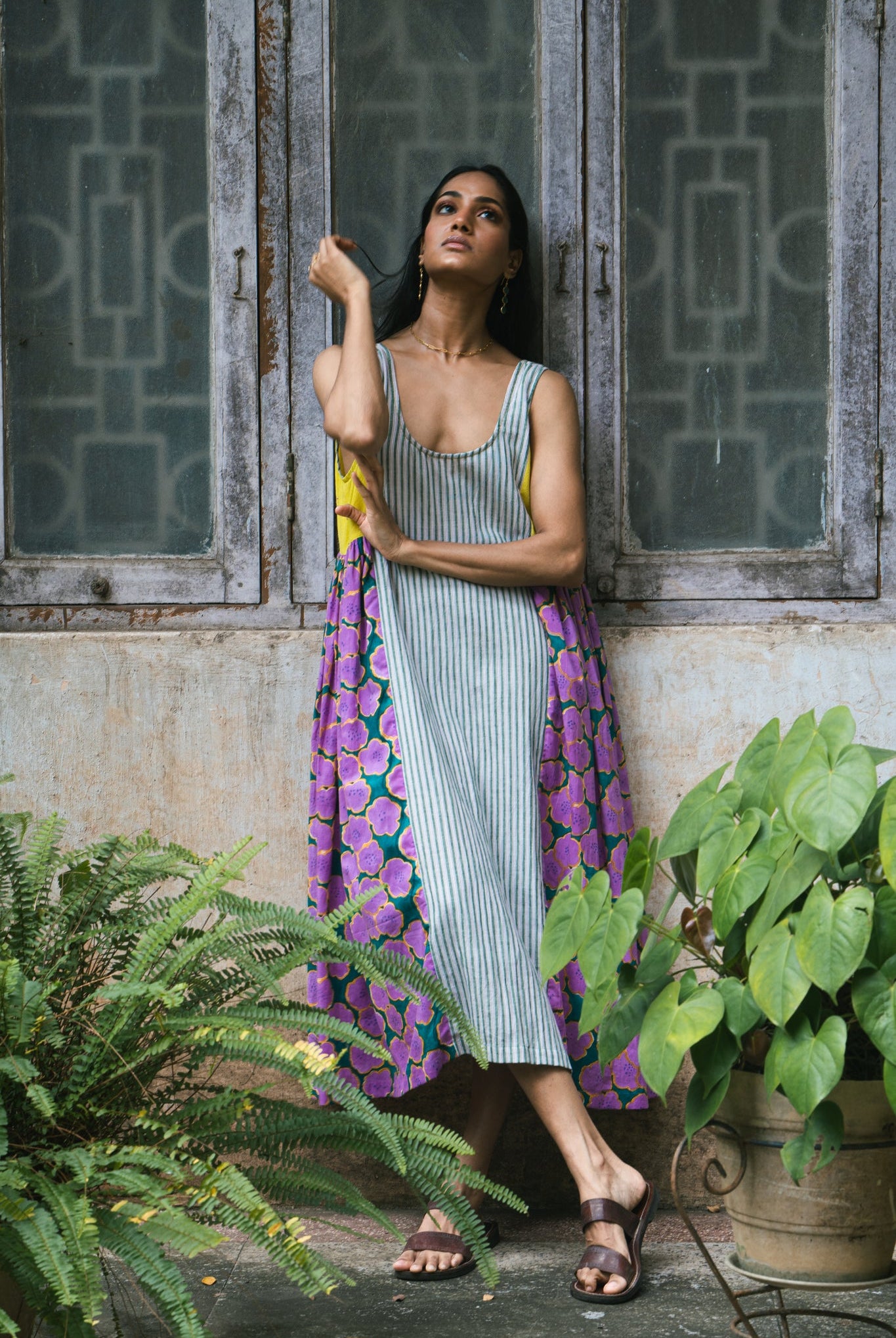 Blooming Patchwork Dress - CiceroniDressesDeeta