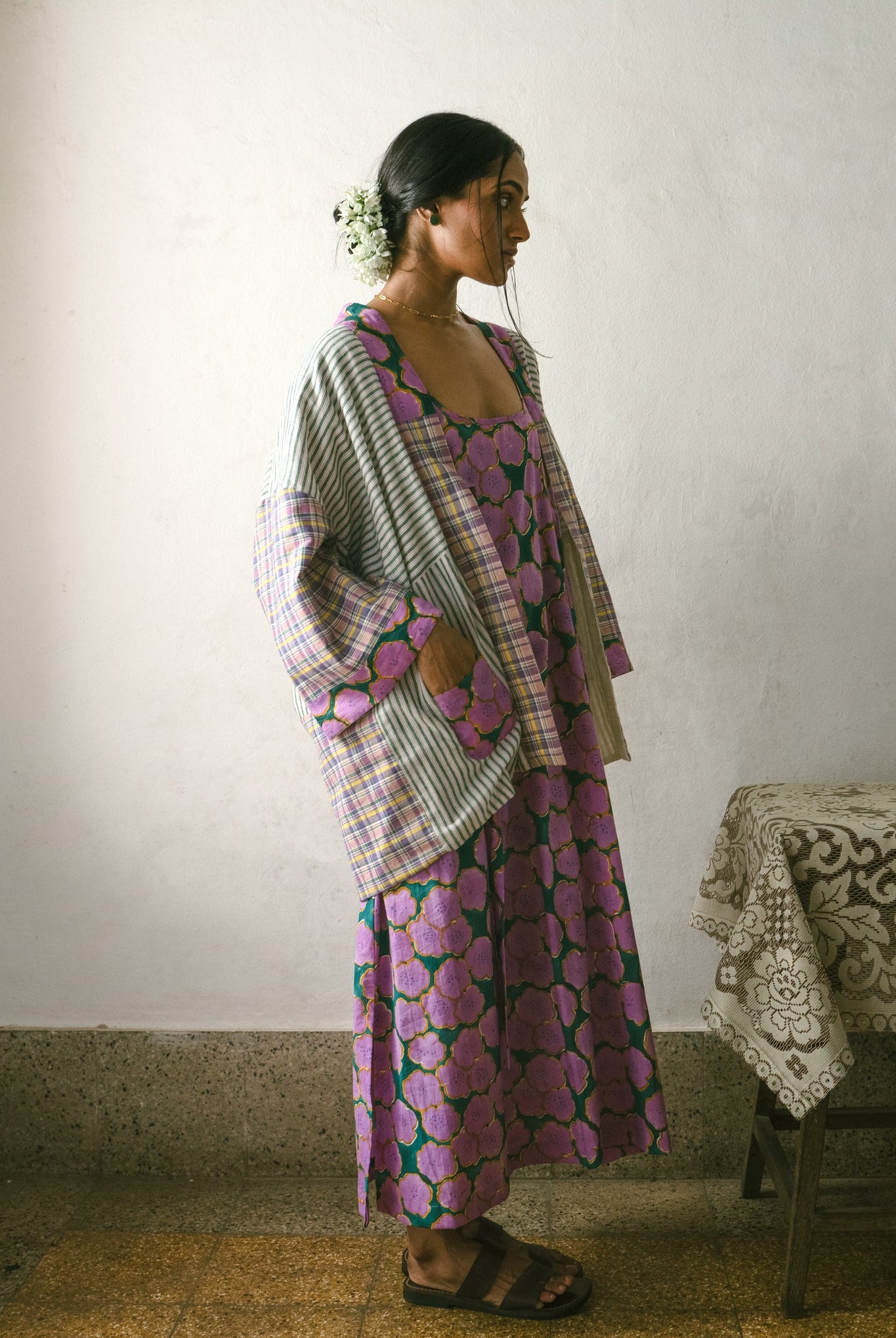 Blooming Reversible Jacket - CiceroniJacketsDeeta