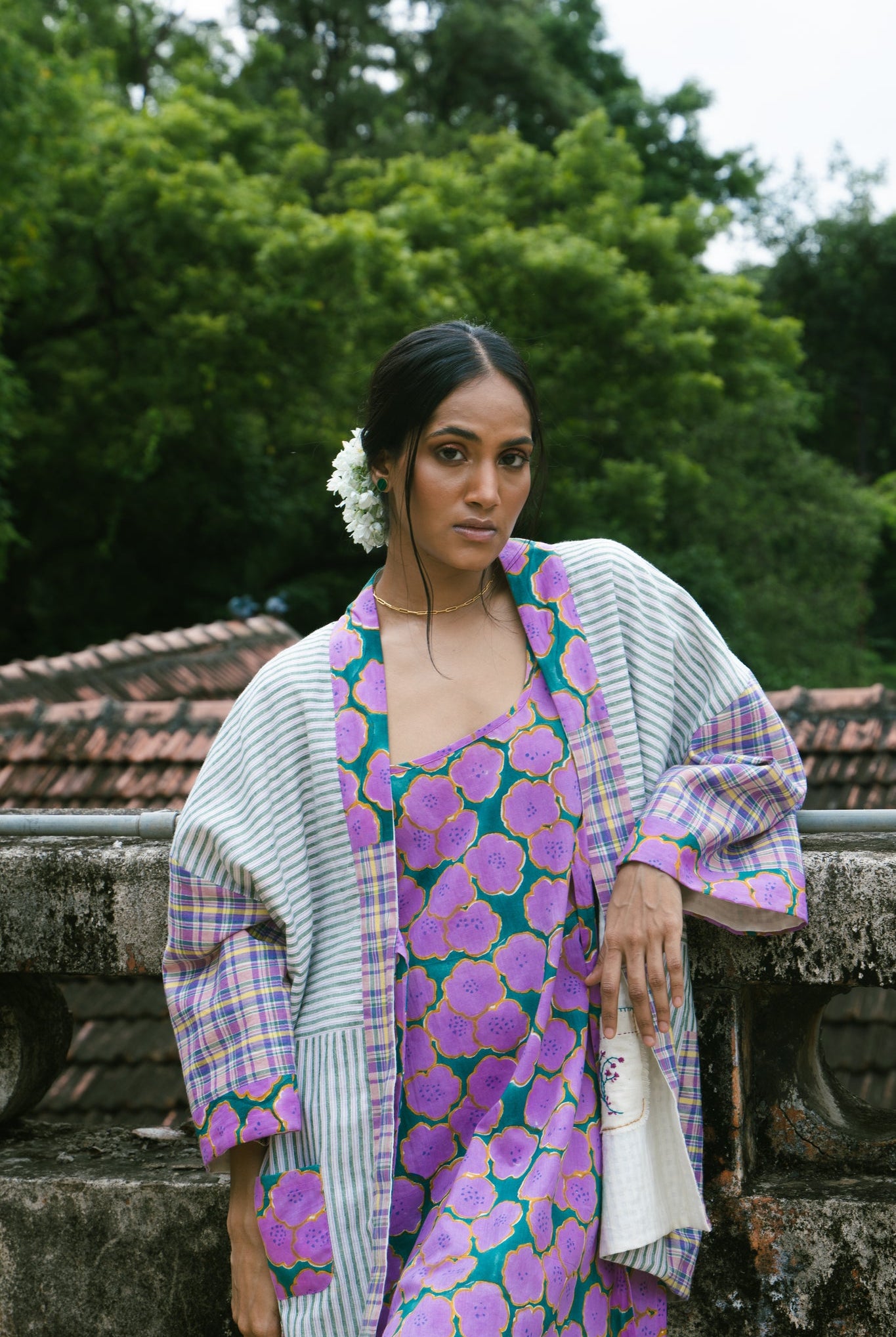 Blooming Reversible Jacket - CiceroniJacketsDeeta