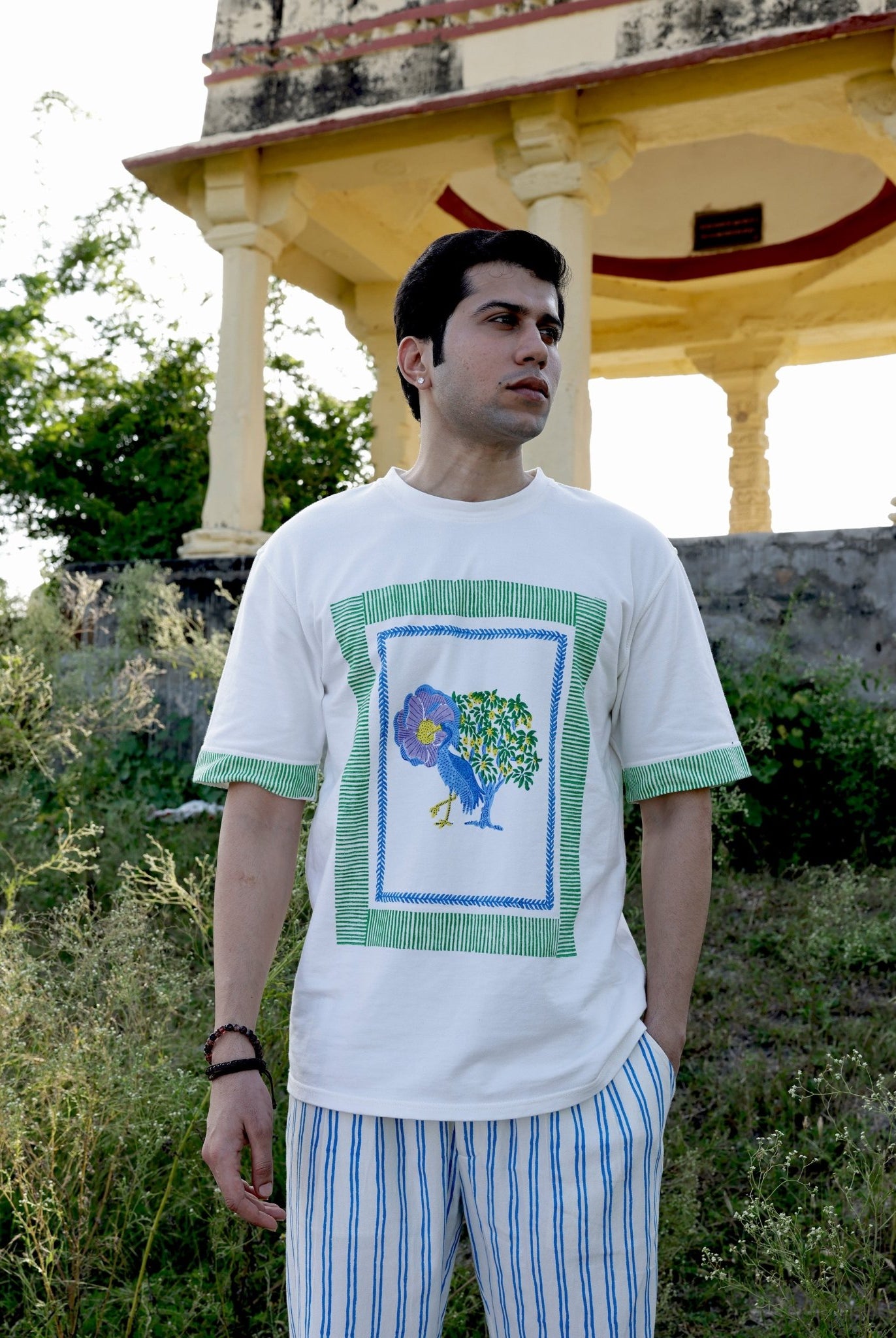 Blue Crane Unisex T-Shirt - CiceroniUnisex ShirtsThe Raw India