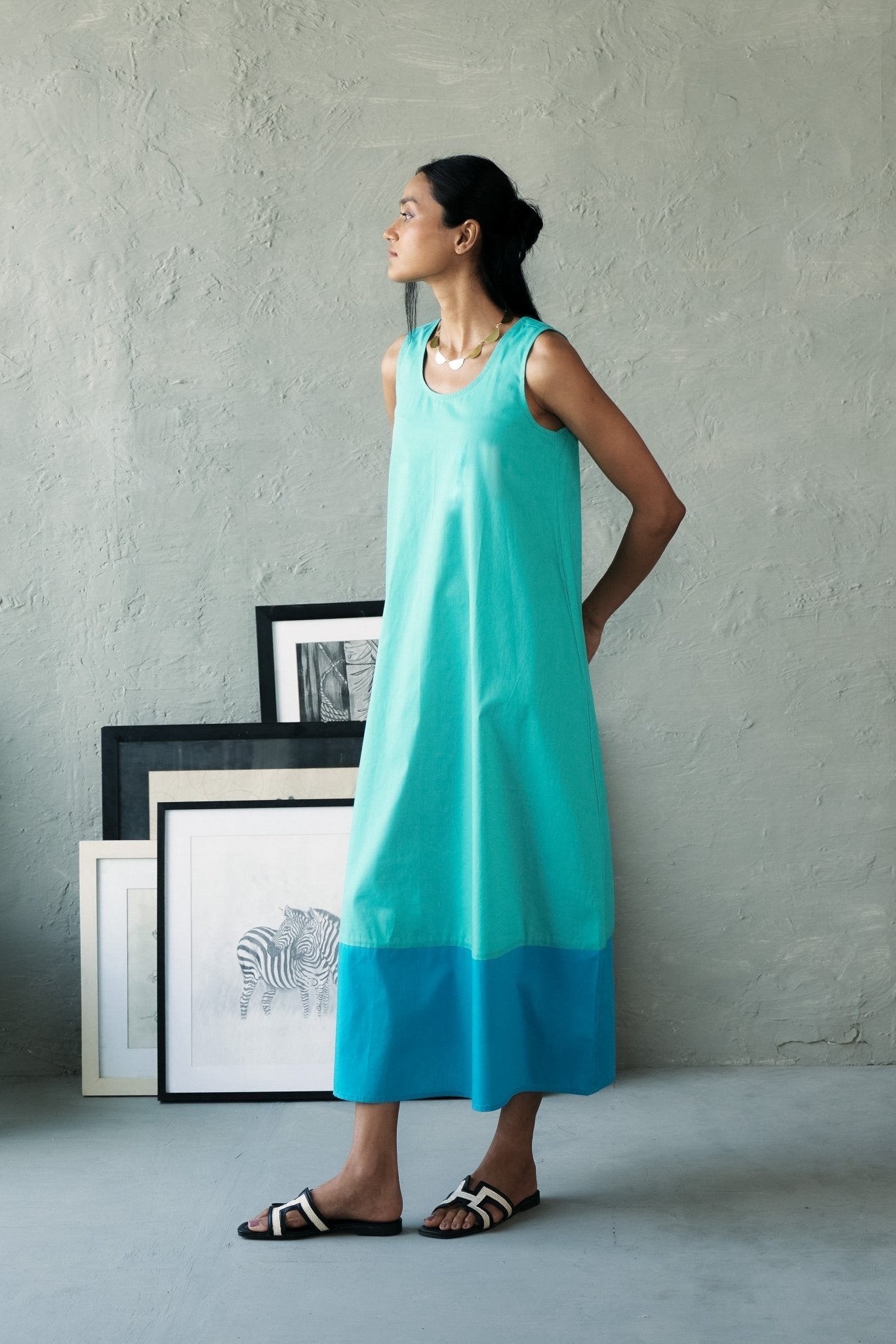 Blue Hours Dress - CiceroniDressesCanoopi