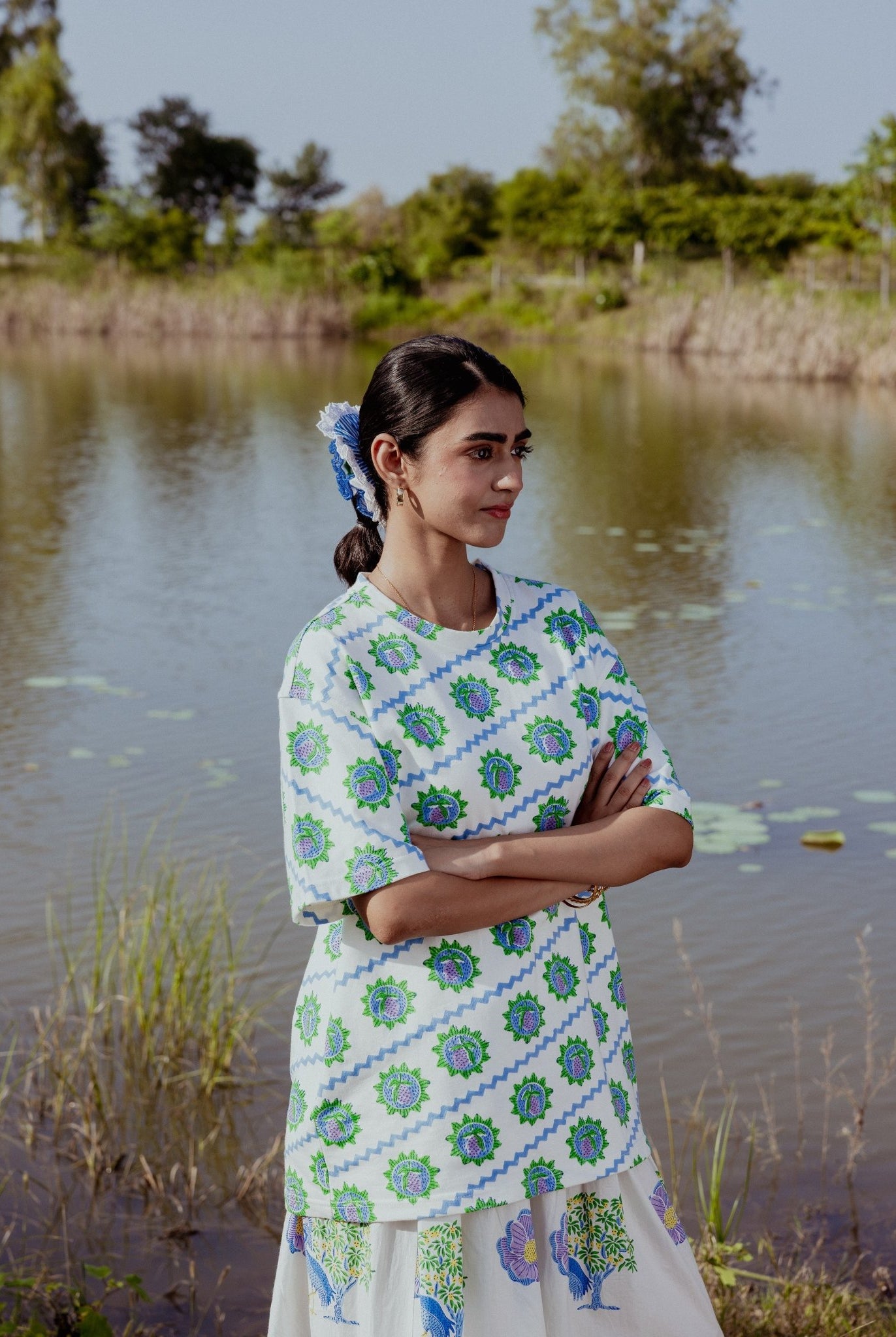 Blue Mango T-Shirt - CiceroniTopsThe Raw India