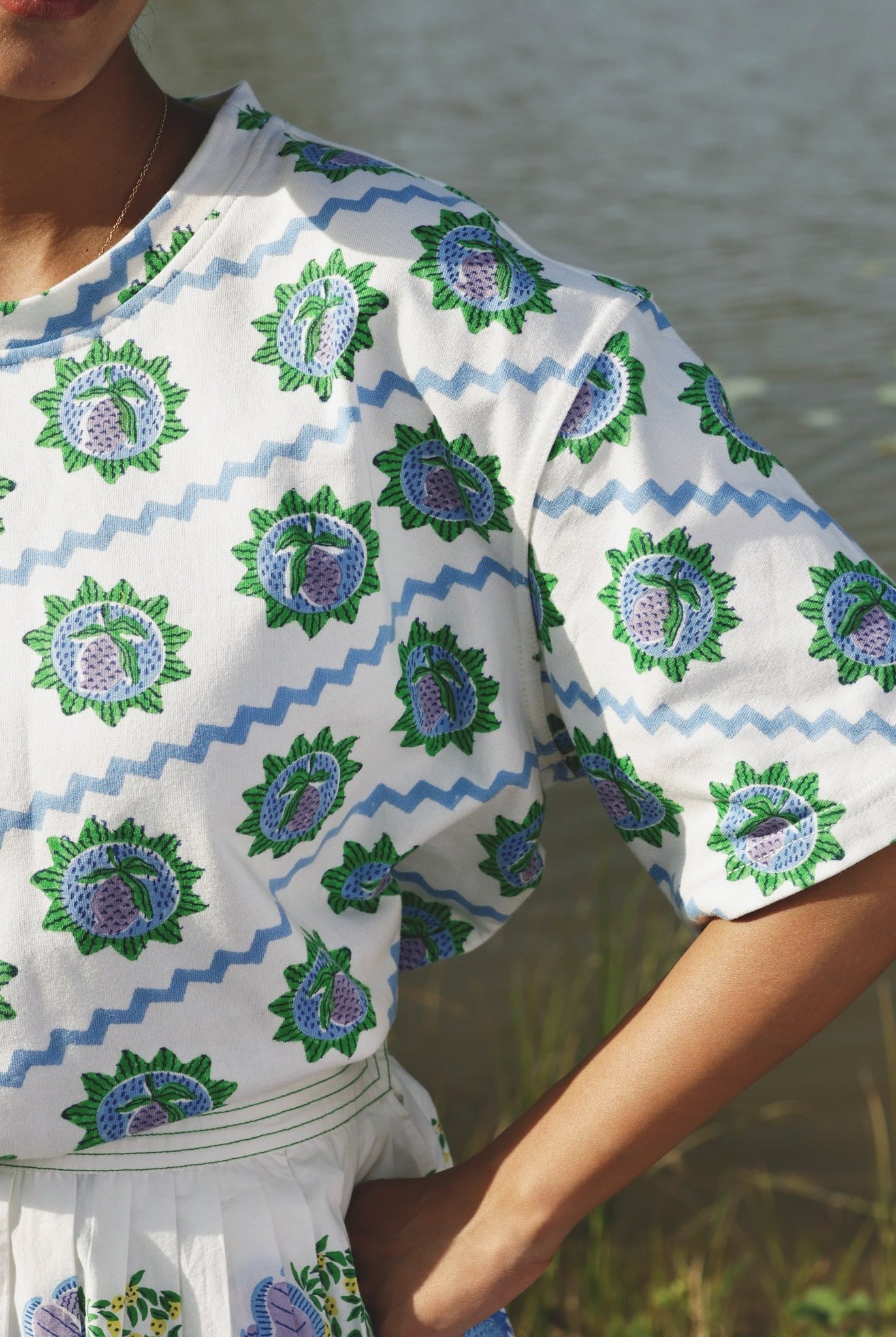 Blue Mango T-Shirt - CiceroniTopsThe Raw India