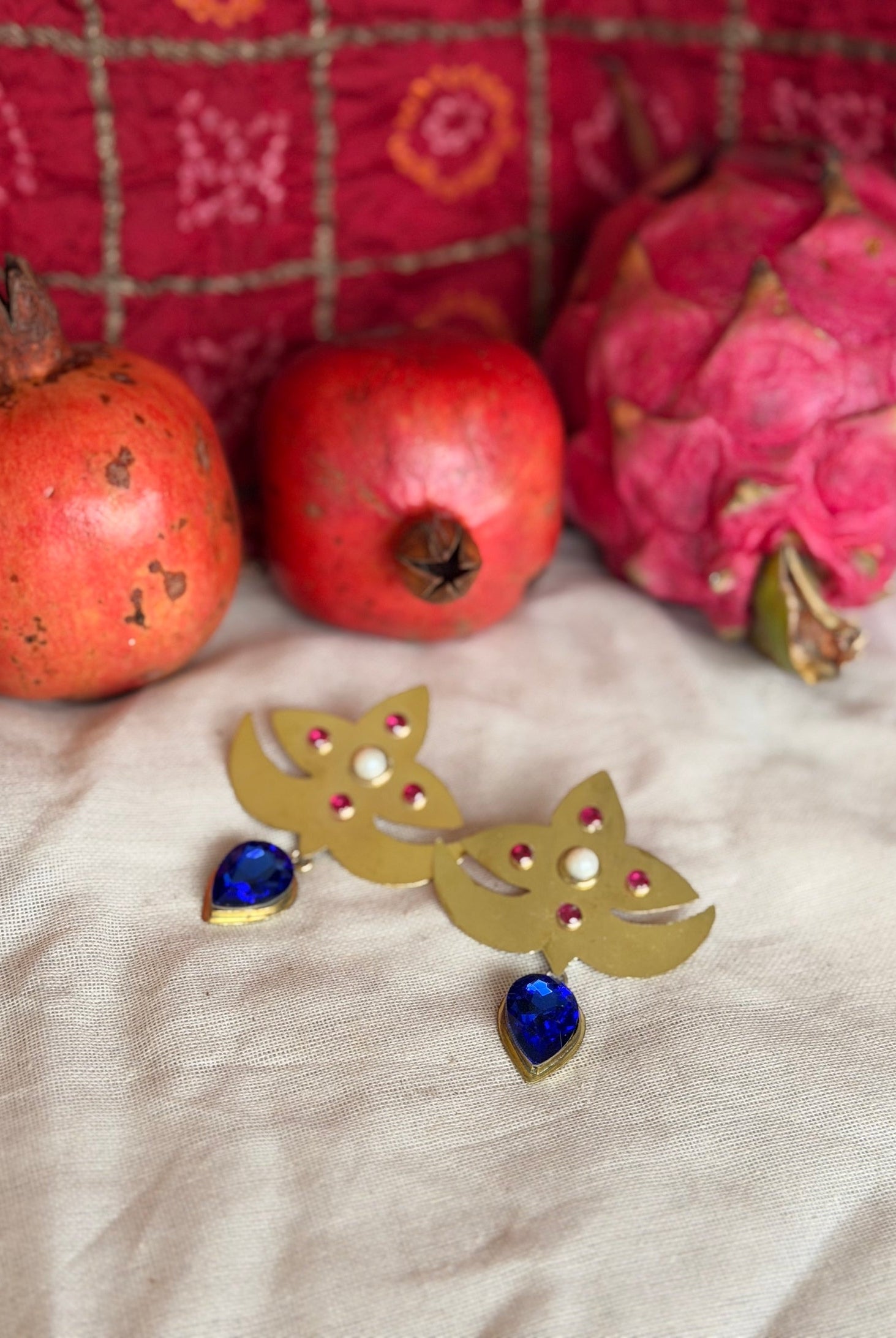 Blue Sapphire Earrings - CiceroniEarringsBy Nirjari