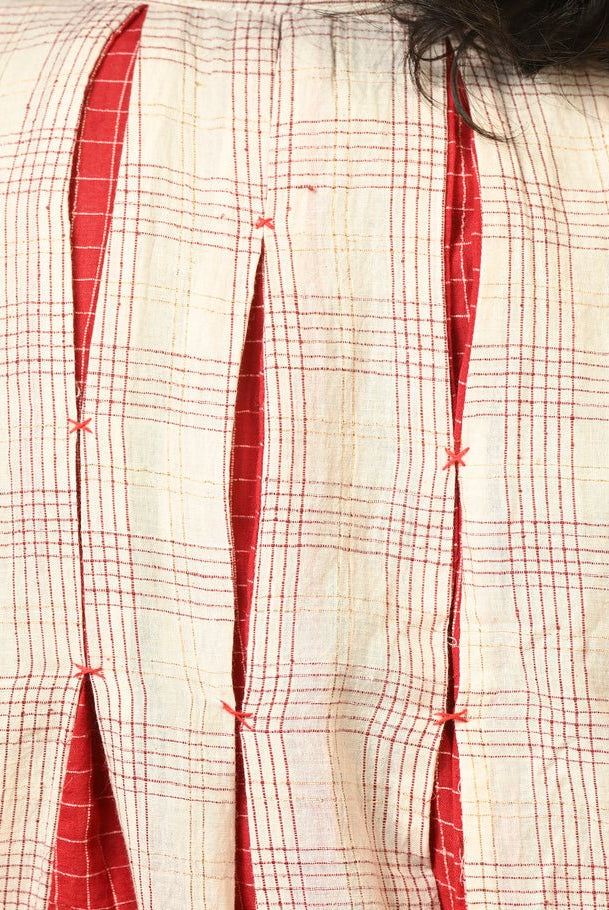 Box Pleat Dress - CiceroniDressesPrathaa