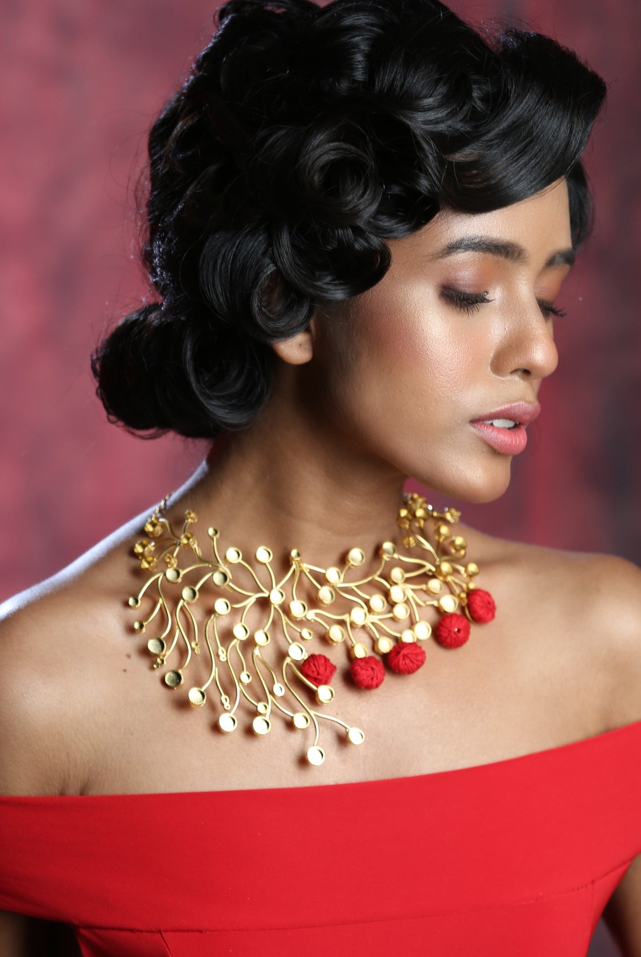 Branching Beauty Neckpiece - CiceroniNeckpieceZaza by Somya