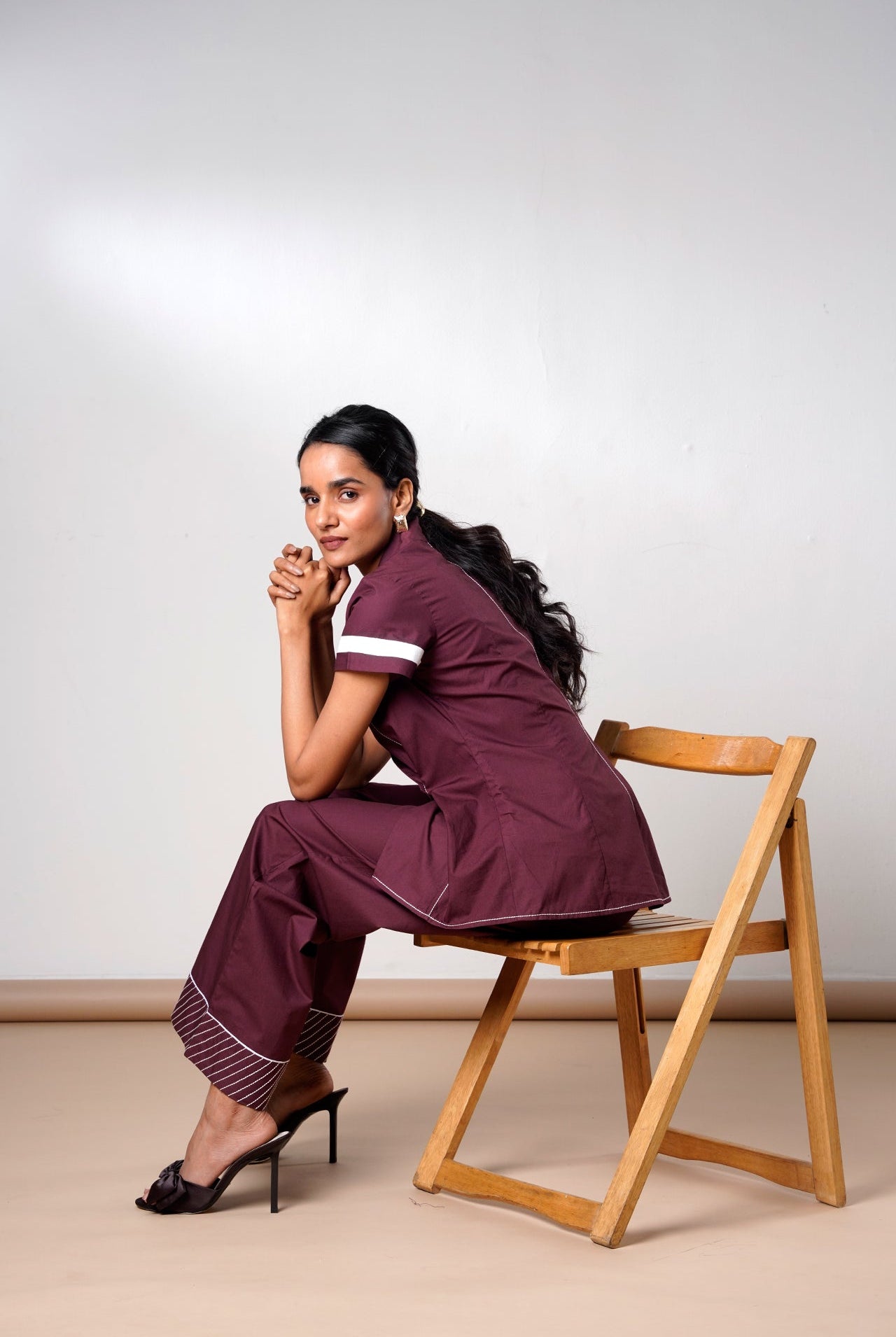 Brandy – Fold and Flow Wrap Top with Pants - CiceroniCo - ord SetMadder Much